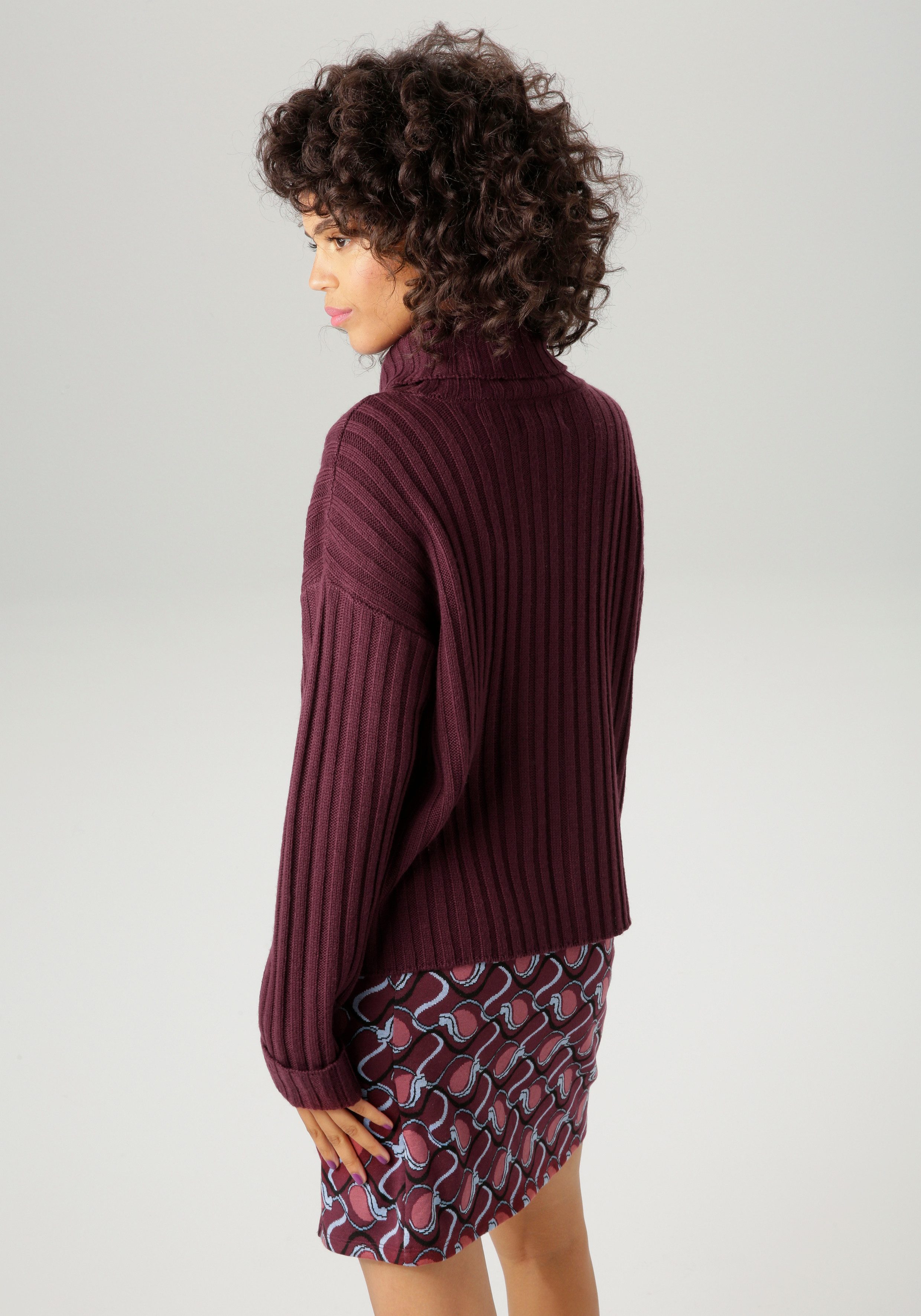Aniston CASUAL Gebreide trui in streep-look - nieuwe collectie