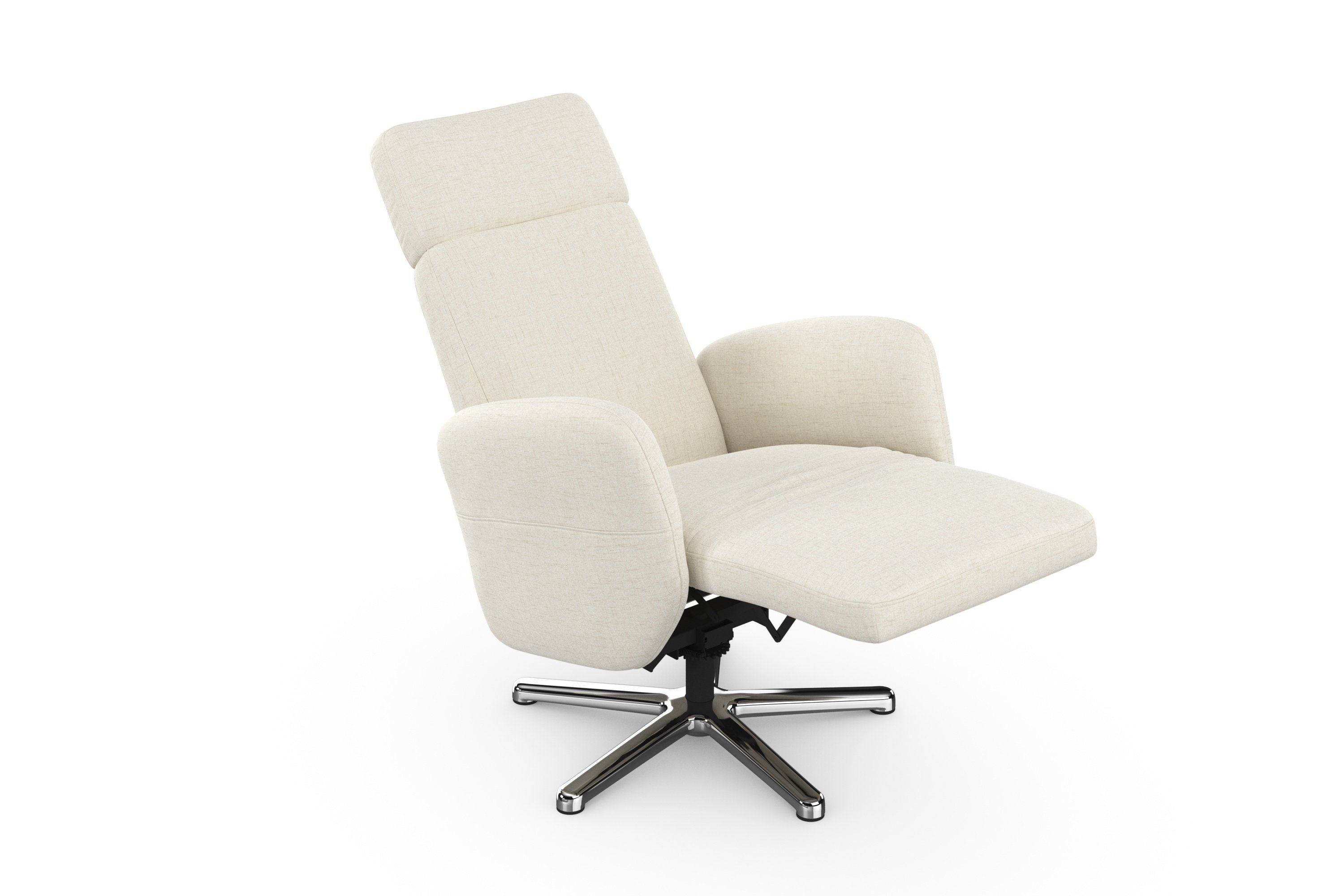 sit&more Relaxfauteuil Grenoble, incl. hoofdsteunverstelling en bekabelde afstandsbediening