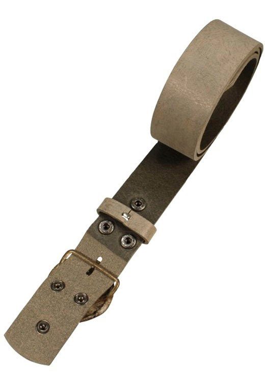 RETTUNGSRING by showroom 019° Leren riem met verwisselbare gesp "infinity stippen"