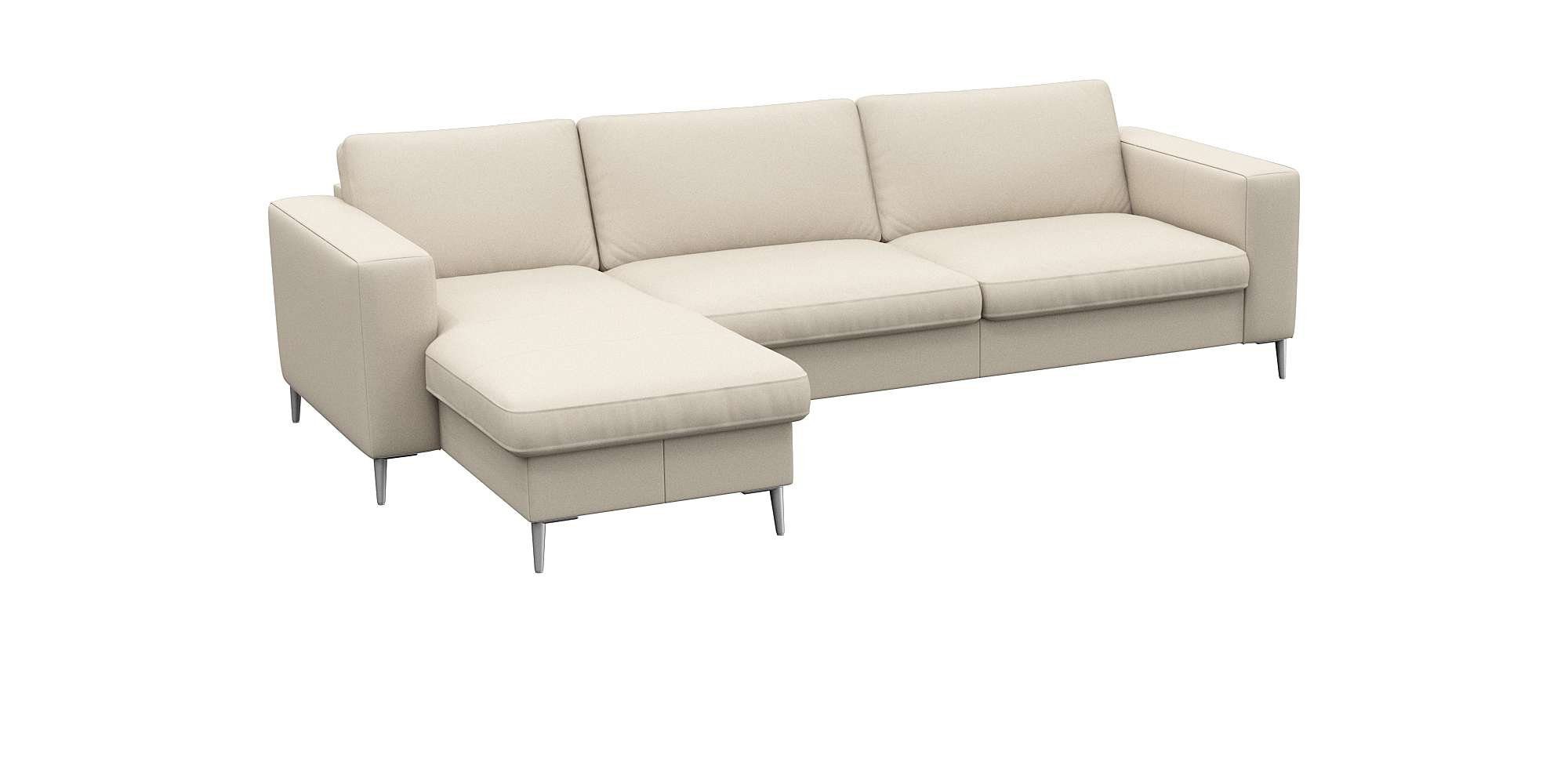 FLEXLUX Hoekbank Fiore, super zitcomfort door koudschuim in de zitting, L-vorm