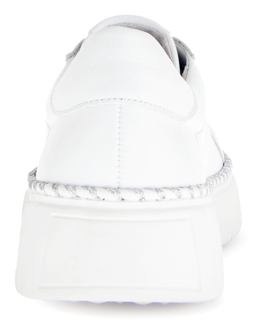 Gabor Plateausneakers , vrijetijdsschoen, lage schoen, veterschoen met contrast-raamnaad