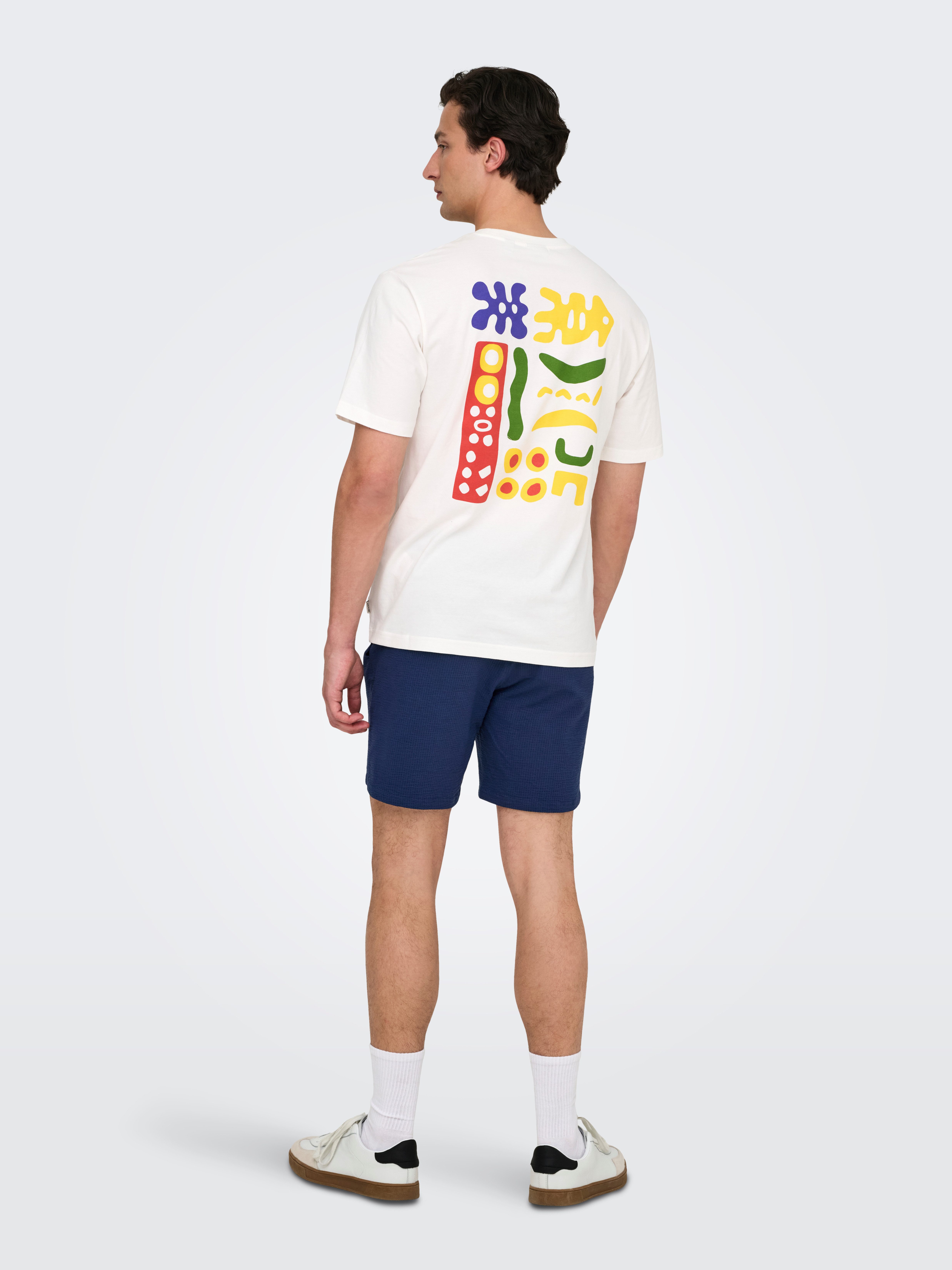 ONLY & SONS Short ONSKIAN LIFE REG SEERSUCKER SHORTS NOOS
