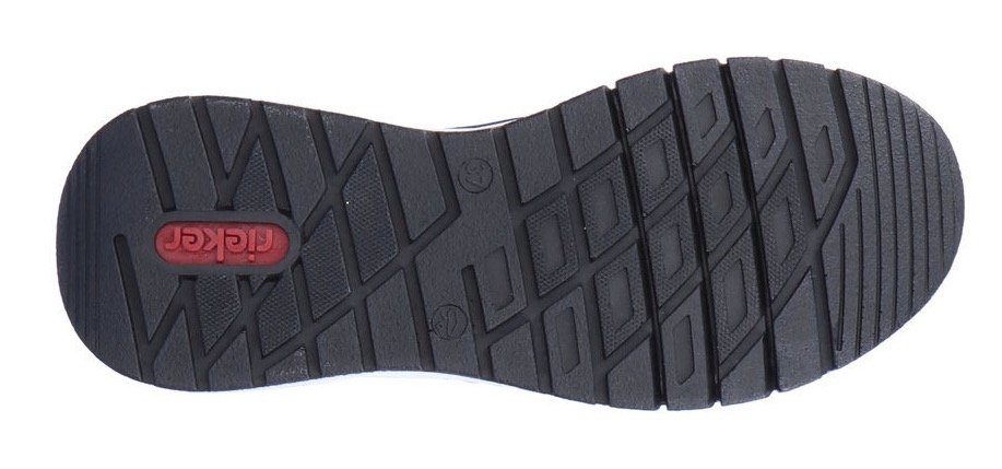 Rieker Sneakers met memosoft-binnenzool, vrijetijdsschoen, lage schoen, veterschoen