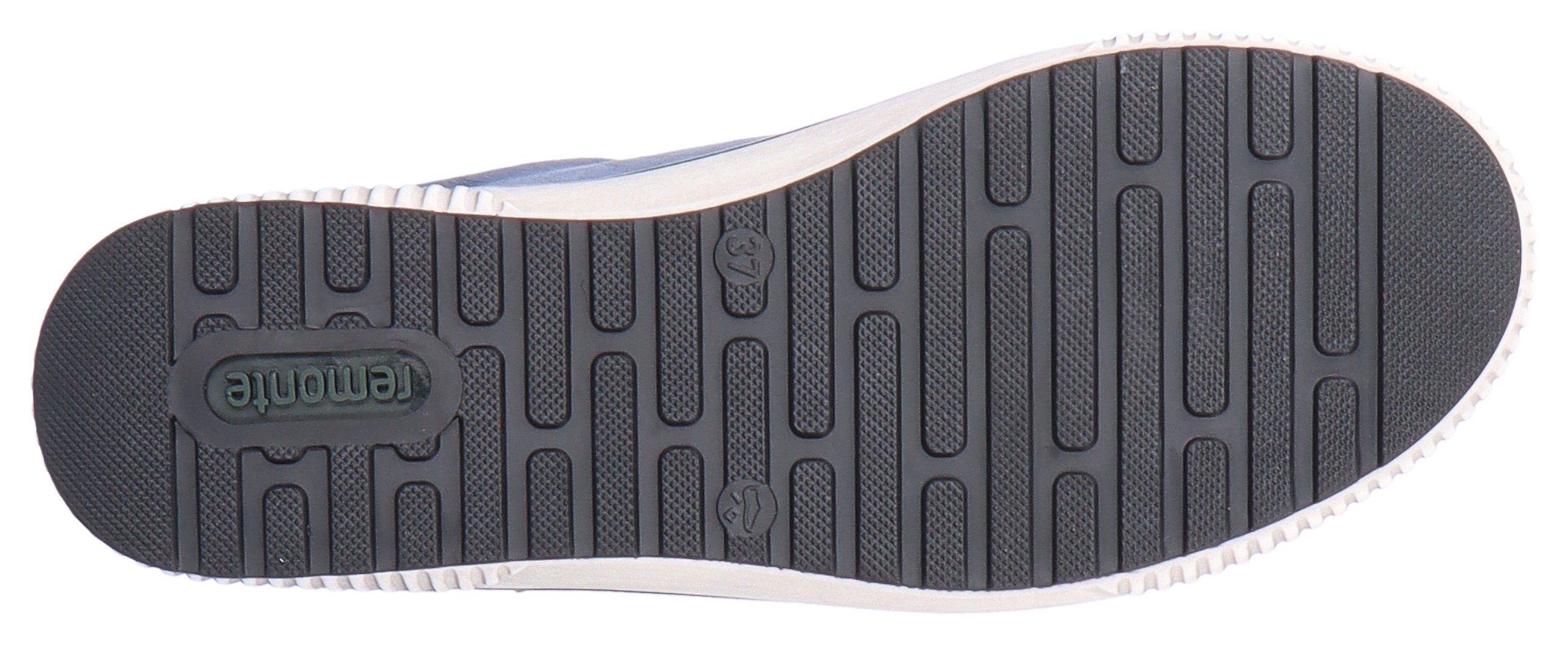 Remonte Plateausneakers vrijetijdsschoen, lage schoen, veterschoen met buitenrits