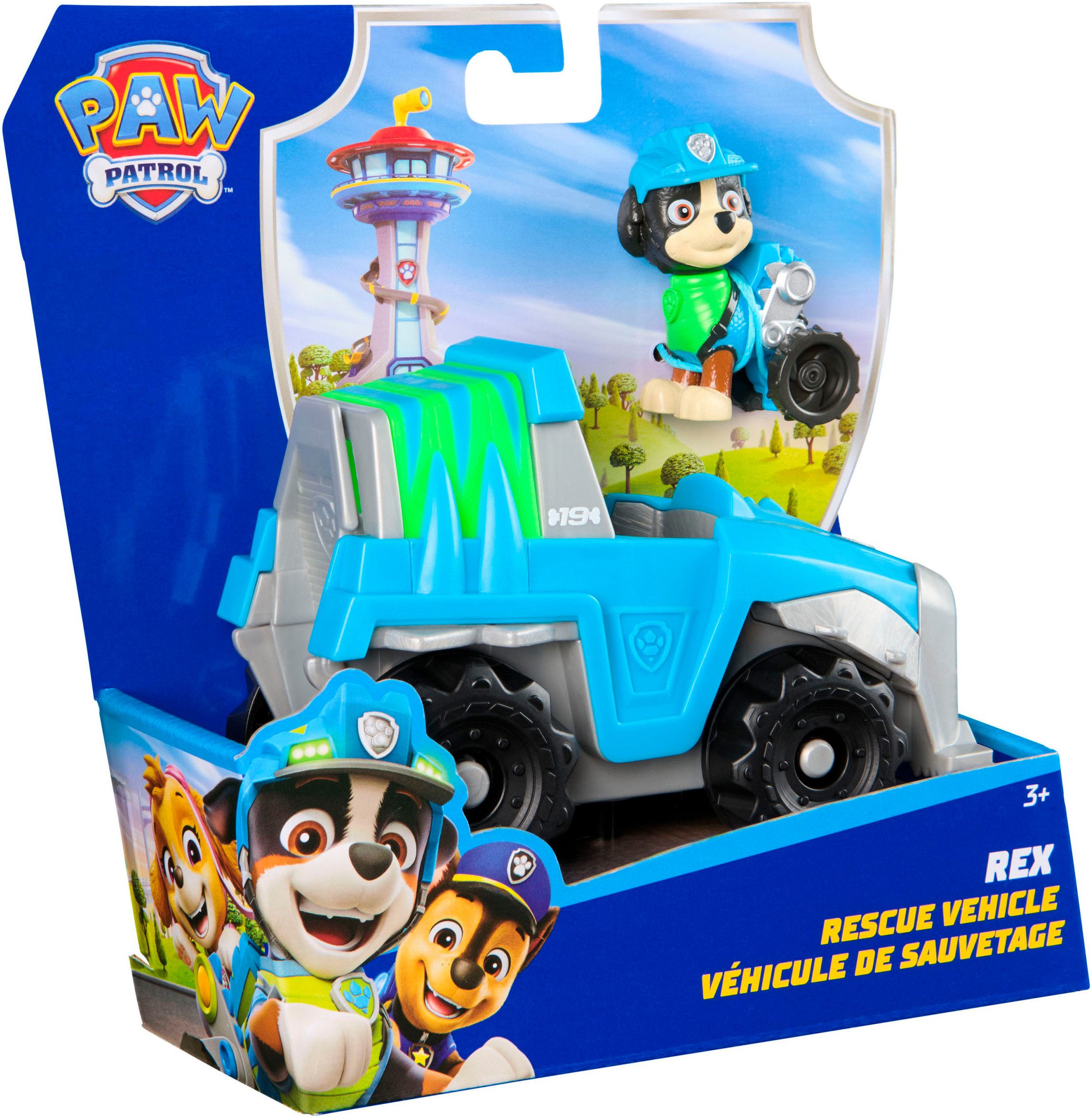 Spin Master Speelgoedauto PAW Patrol, Sust. Basic Vehicle Rex