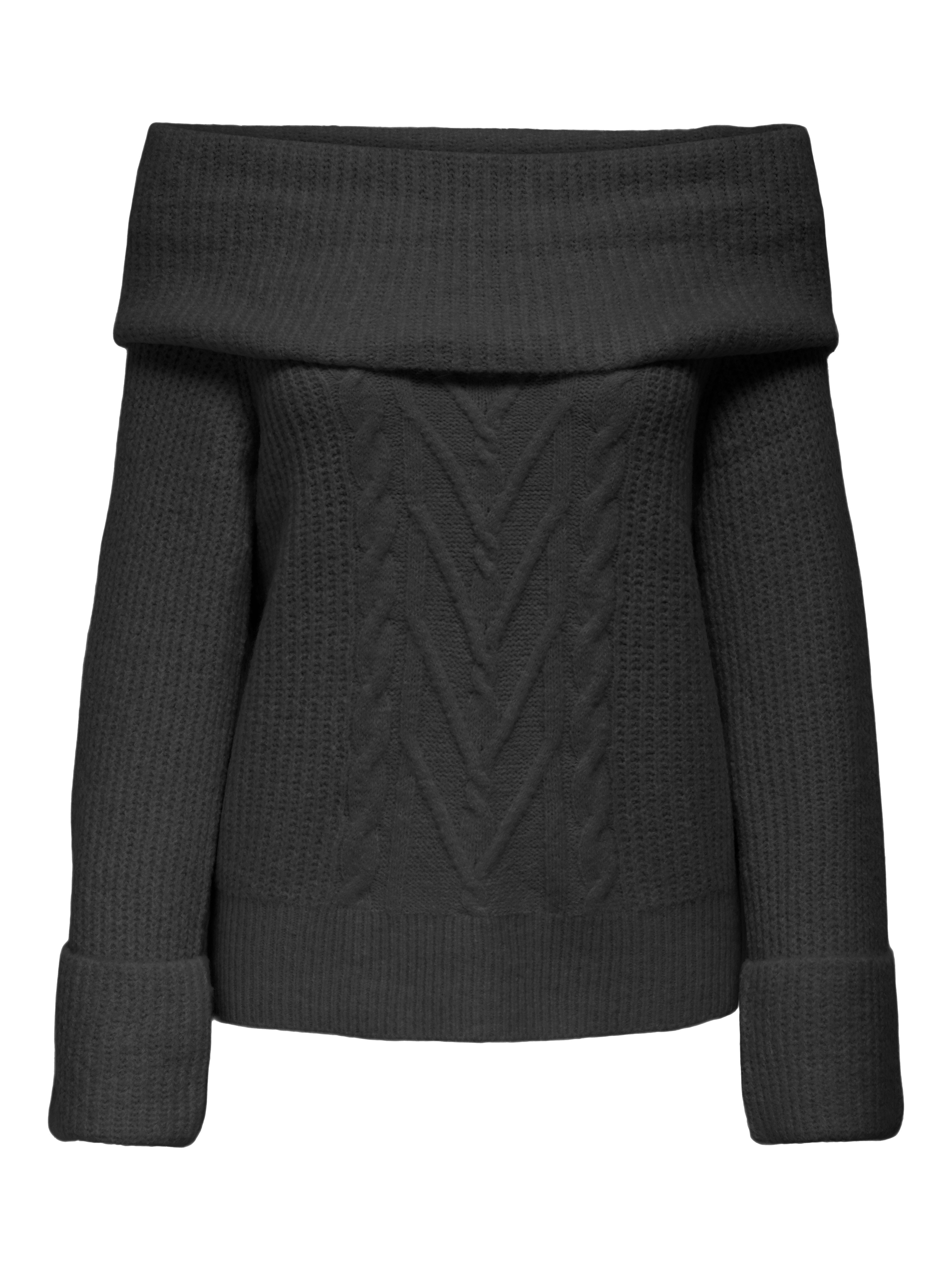 Only Gebreide trui ONLLUNA LS OFF SHOULDER PULLOVER KNT