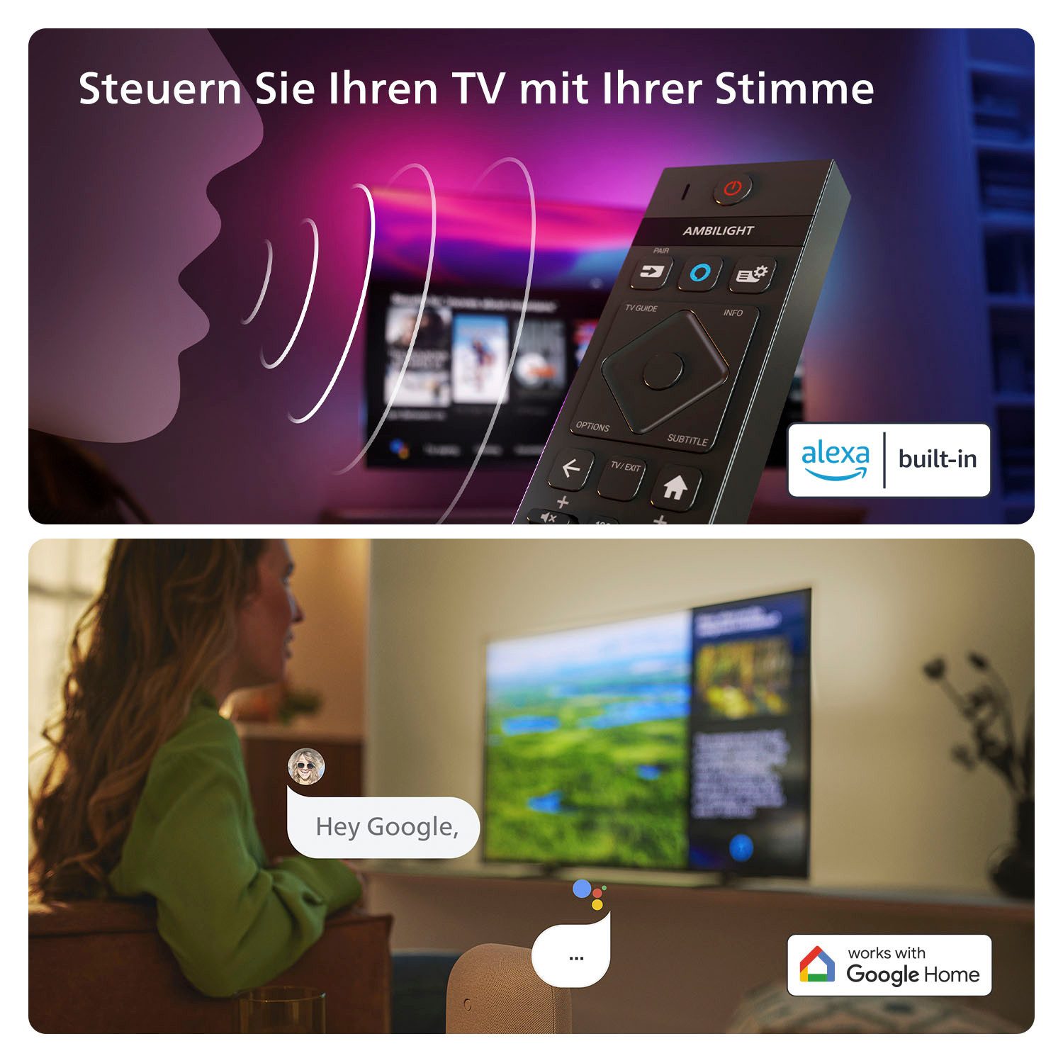 Philips Led-TV, 139 cm / 55", 4K Ultra HD, Smart TV