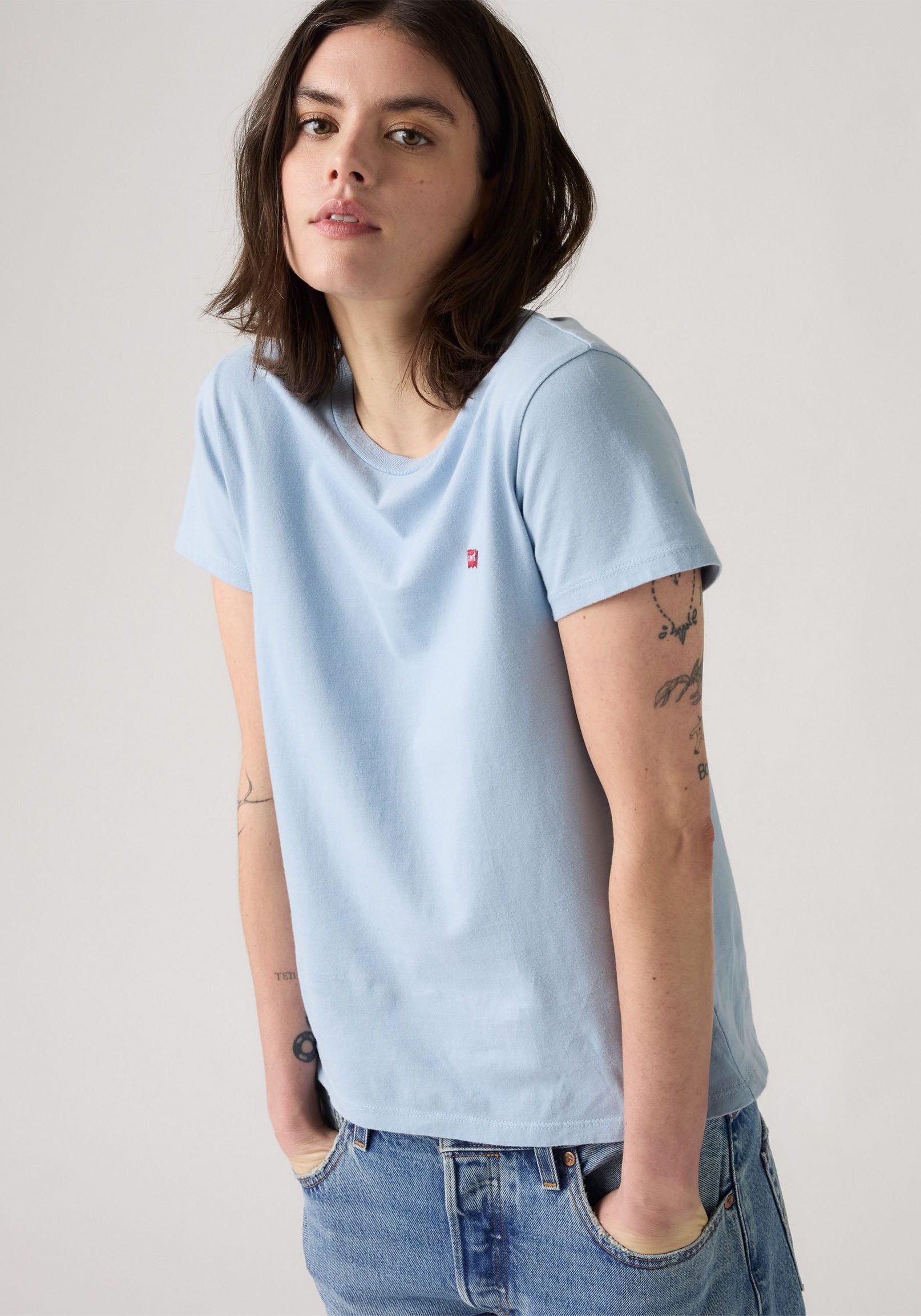 Levi's® T-shirt TEE Minilogo met klein logoborduursel