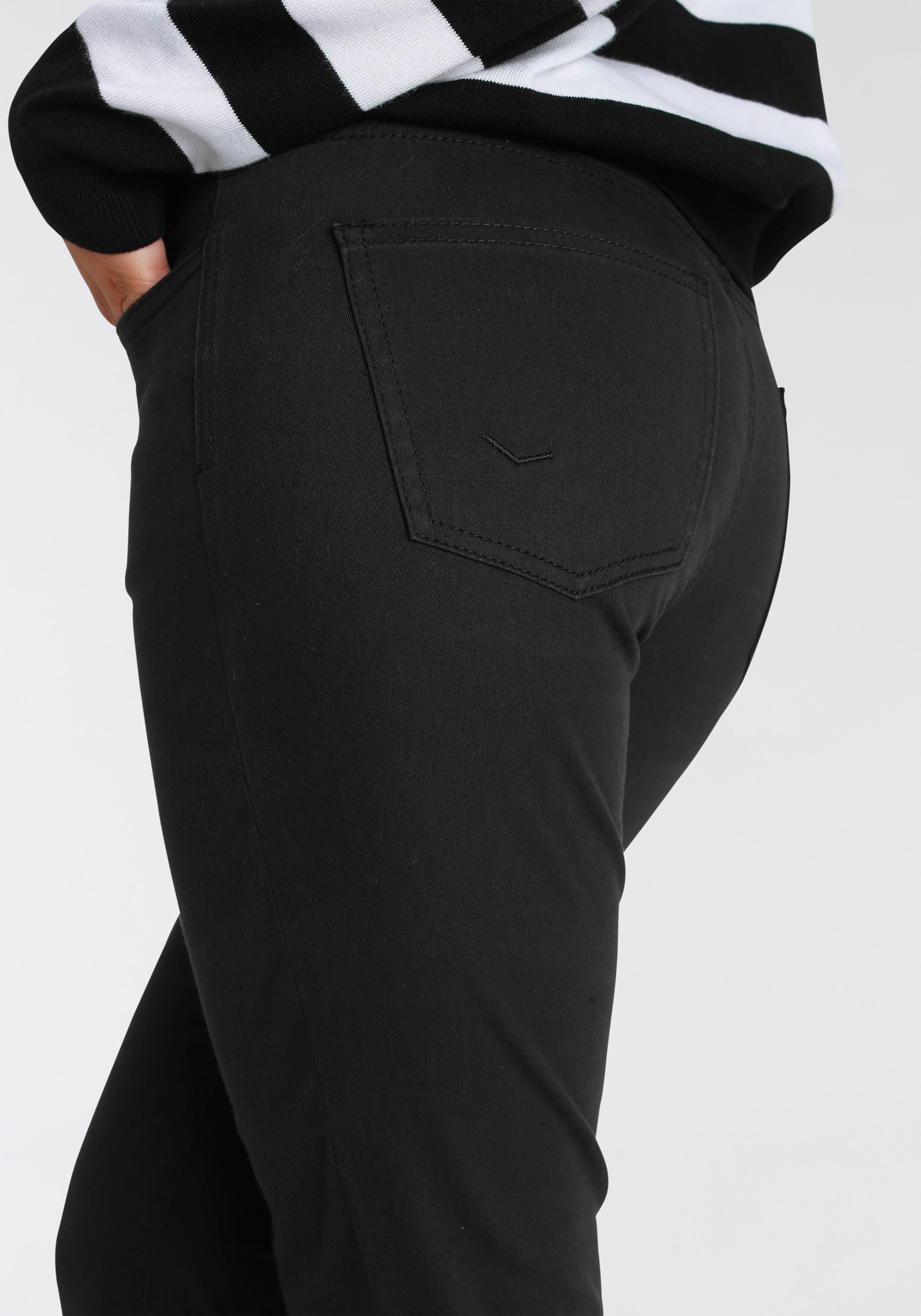 AJC Bootcutbroek met knoopsluiting in 5-pocket-stijl