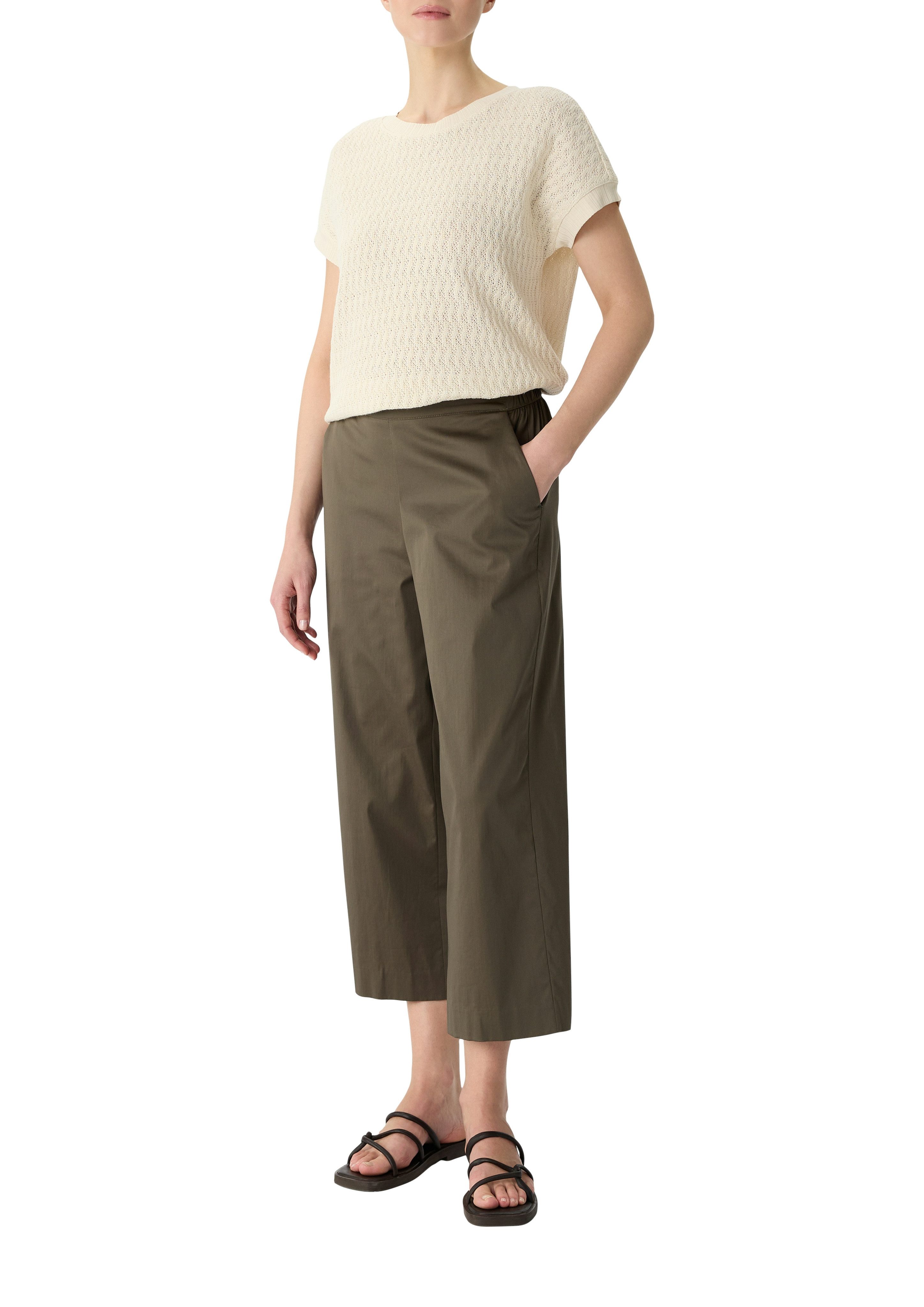 Comma T-shirt in tricot-look