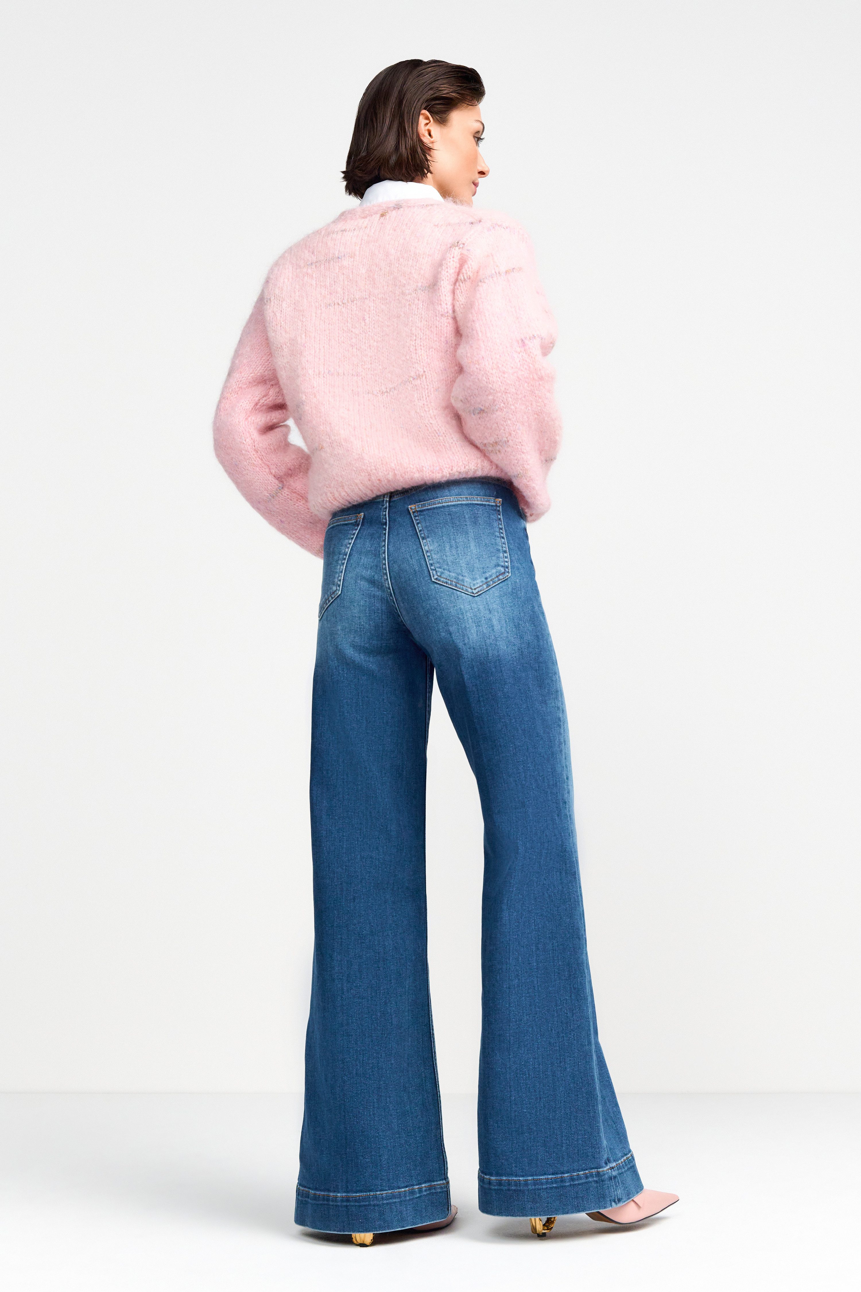 Rich & Royal Wijde jeans NOS MR SC F Blue
