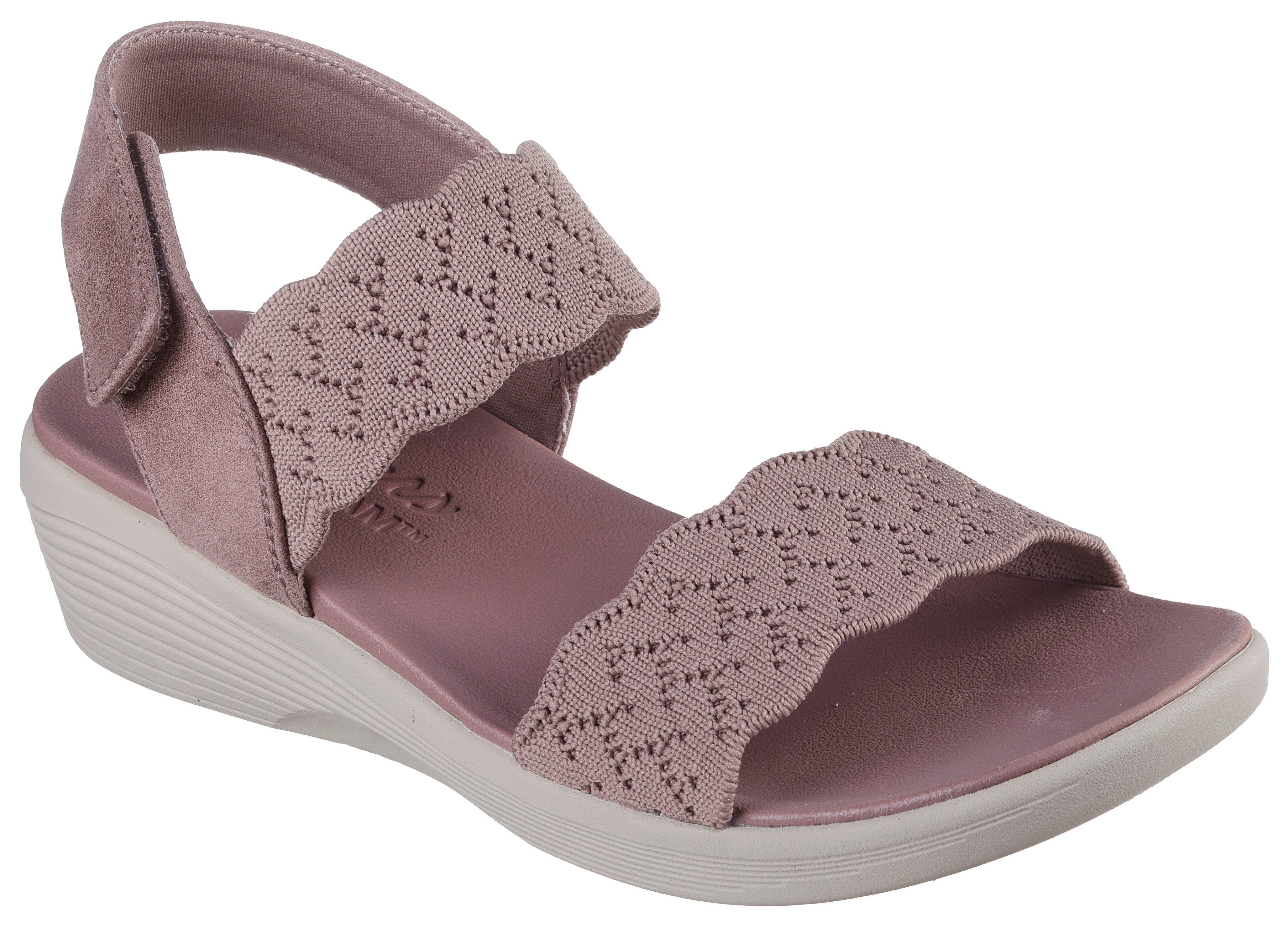 Skechers Sleehaksandaaltjes ARYA-ON THE RISE dames sandalen met sleehak maat 39 roze