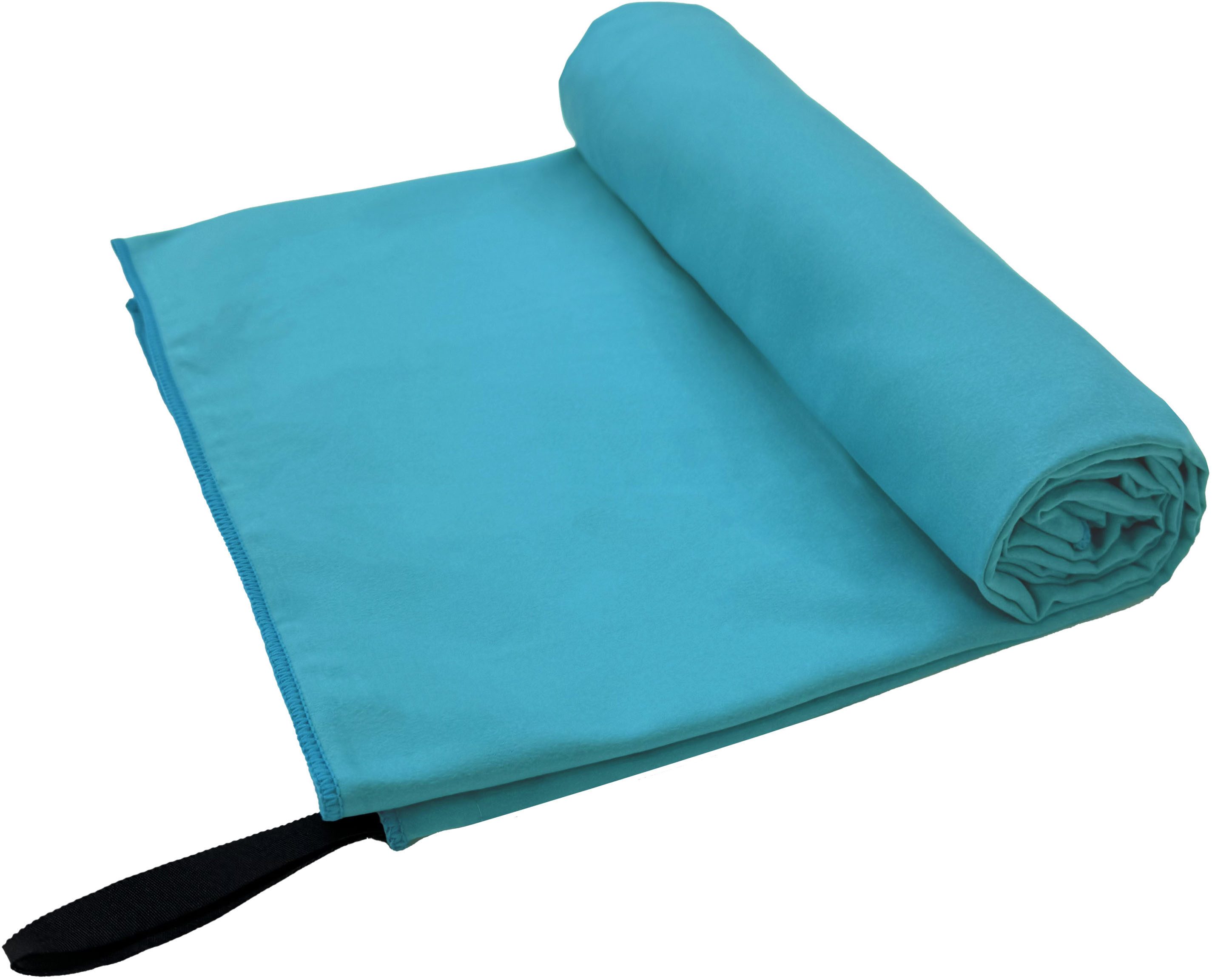 my home Reishanddoek Xavi, 4 x 100x200cm ideaal als sporthanddoek, reis handdoek als serie en set, zeer licht, compact, sneldrogend, microvezel (4 stuks)