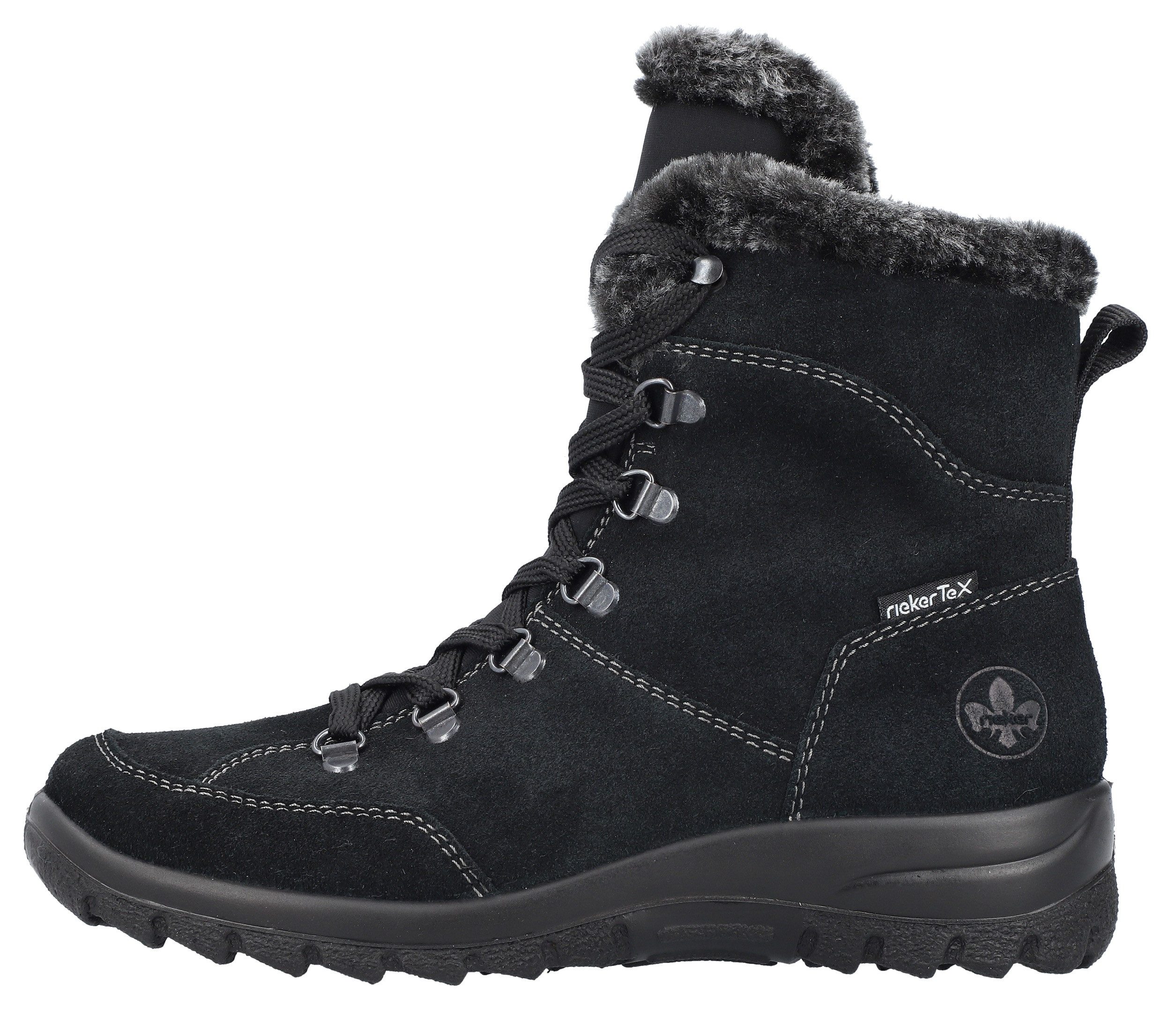 Rieker Winterlaarzen , veterschoenen, enkellaars met waterafstotende riekertex-membraan