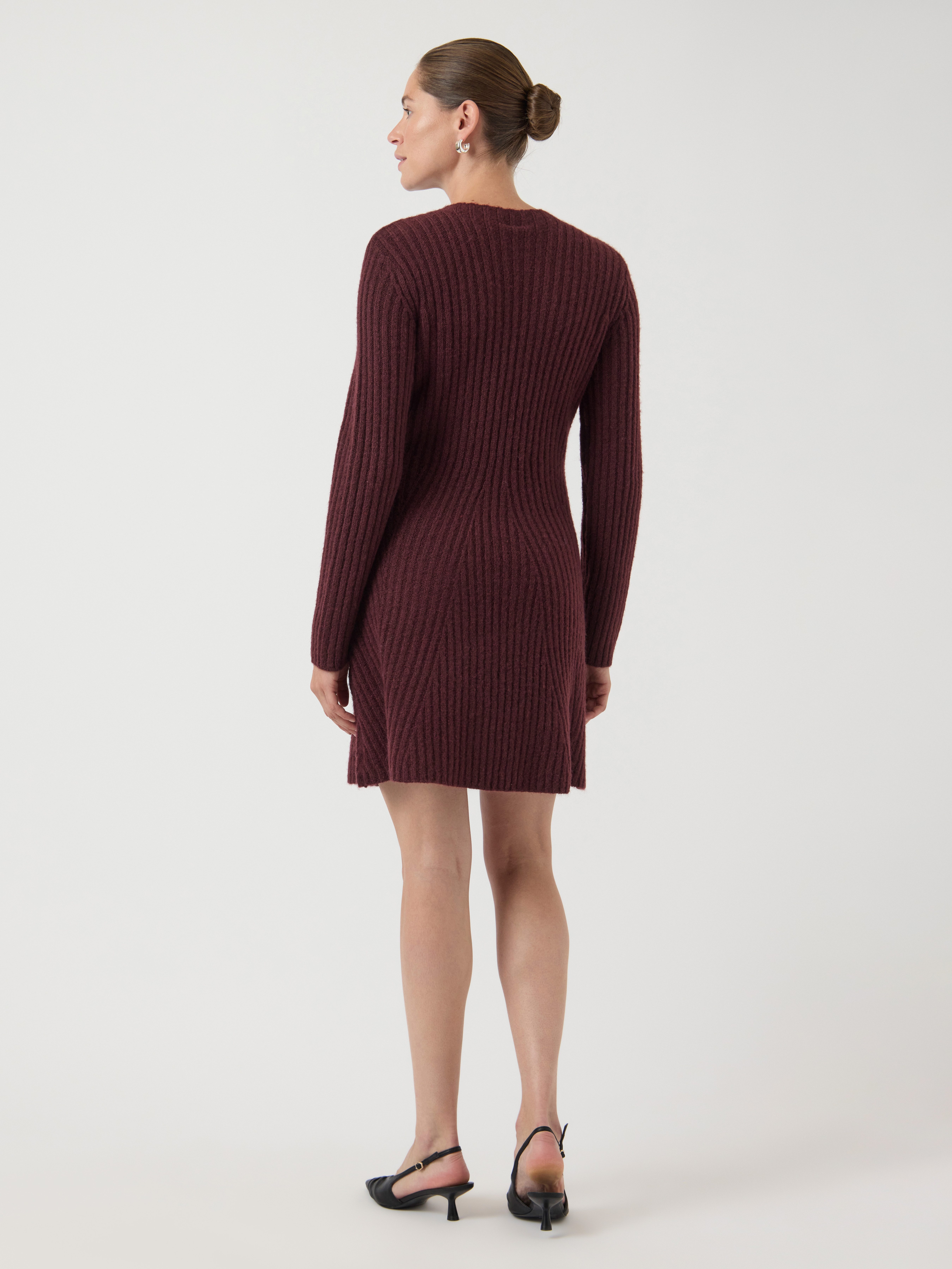 Y.A.S Gebreide jurk YASDOLLY LS KNIT DRESS S. NOOS