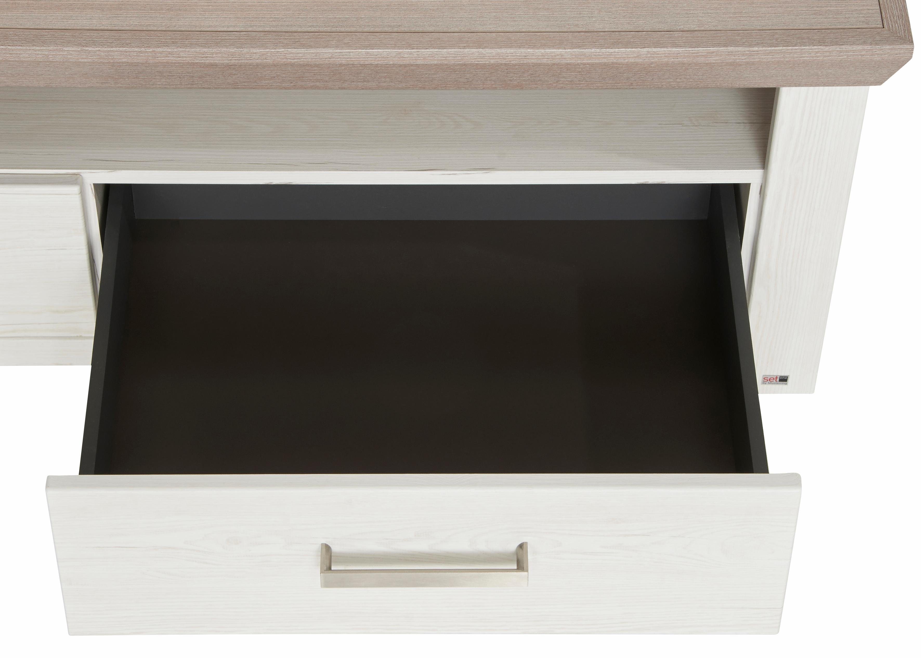 set one by Musterring Tv-meubel York Type 31, met 2 laden, verlichting optioneel, breedte 140 cm
