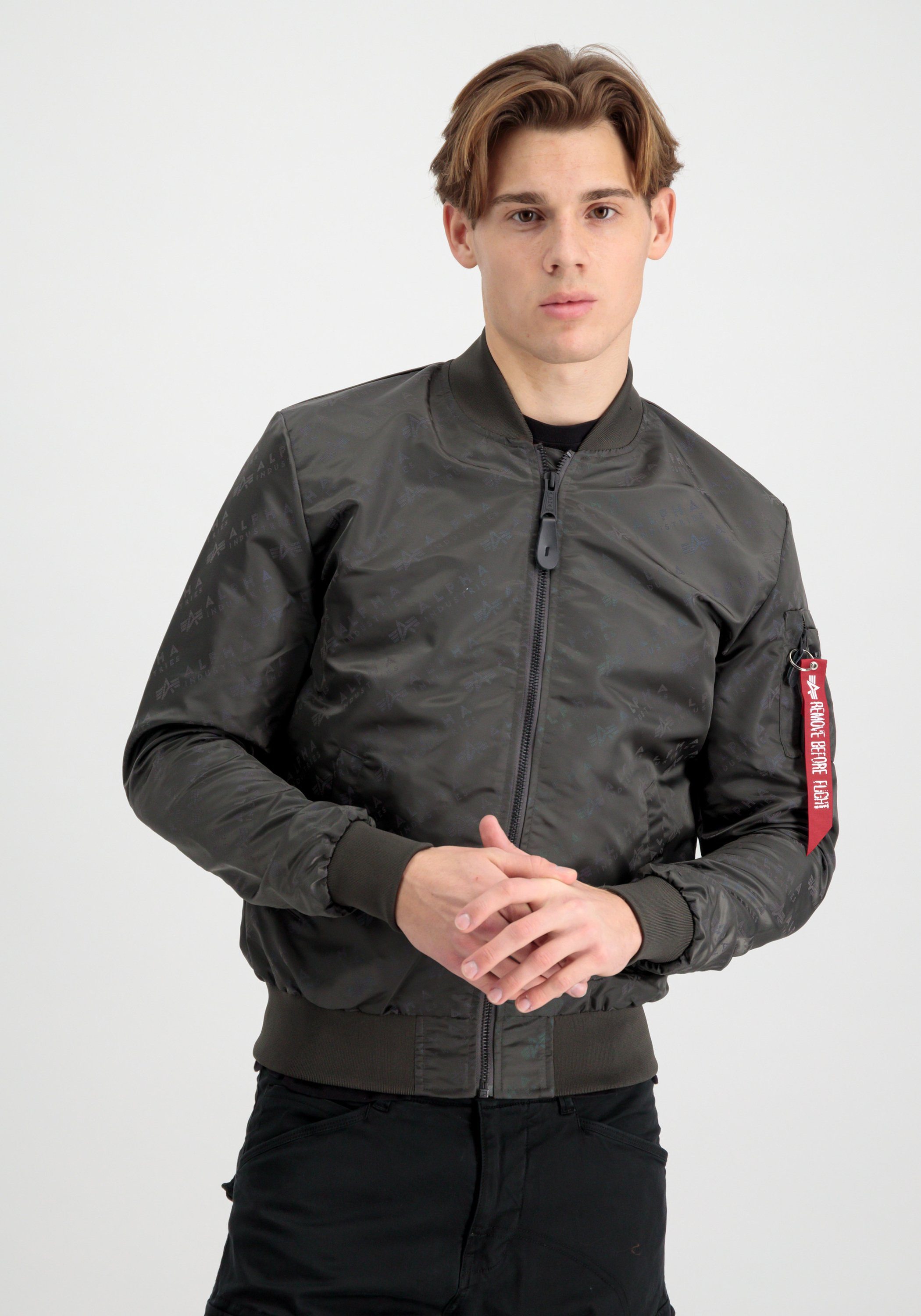 Alpha Industries Regenjack Alpha Industries Men - Bomber Jackets MA-1 LW AOP Rainbow Ref.