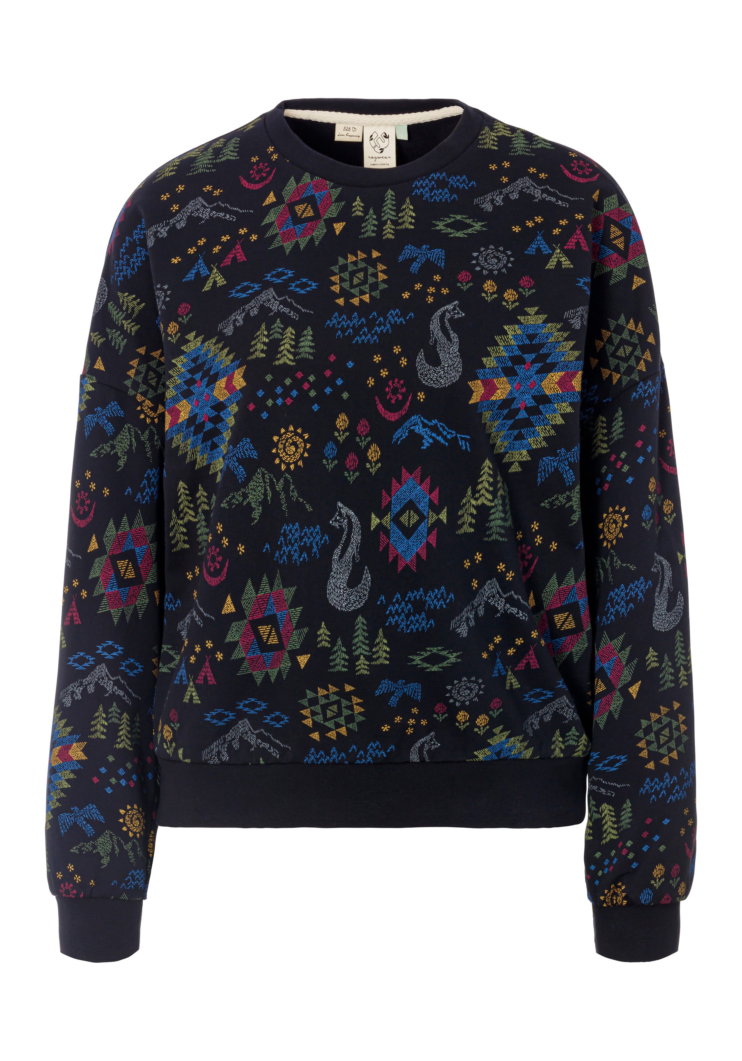 Ragwear Sweatshirt LOLLITA PRINT GOTS