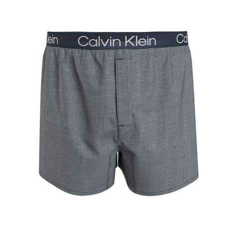 NU 20% KORTING: Calvin Klein Geweven boxershort BOXER SLIM met elastische logo-band