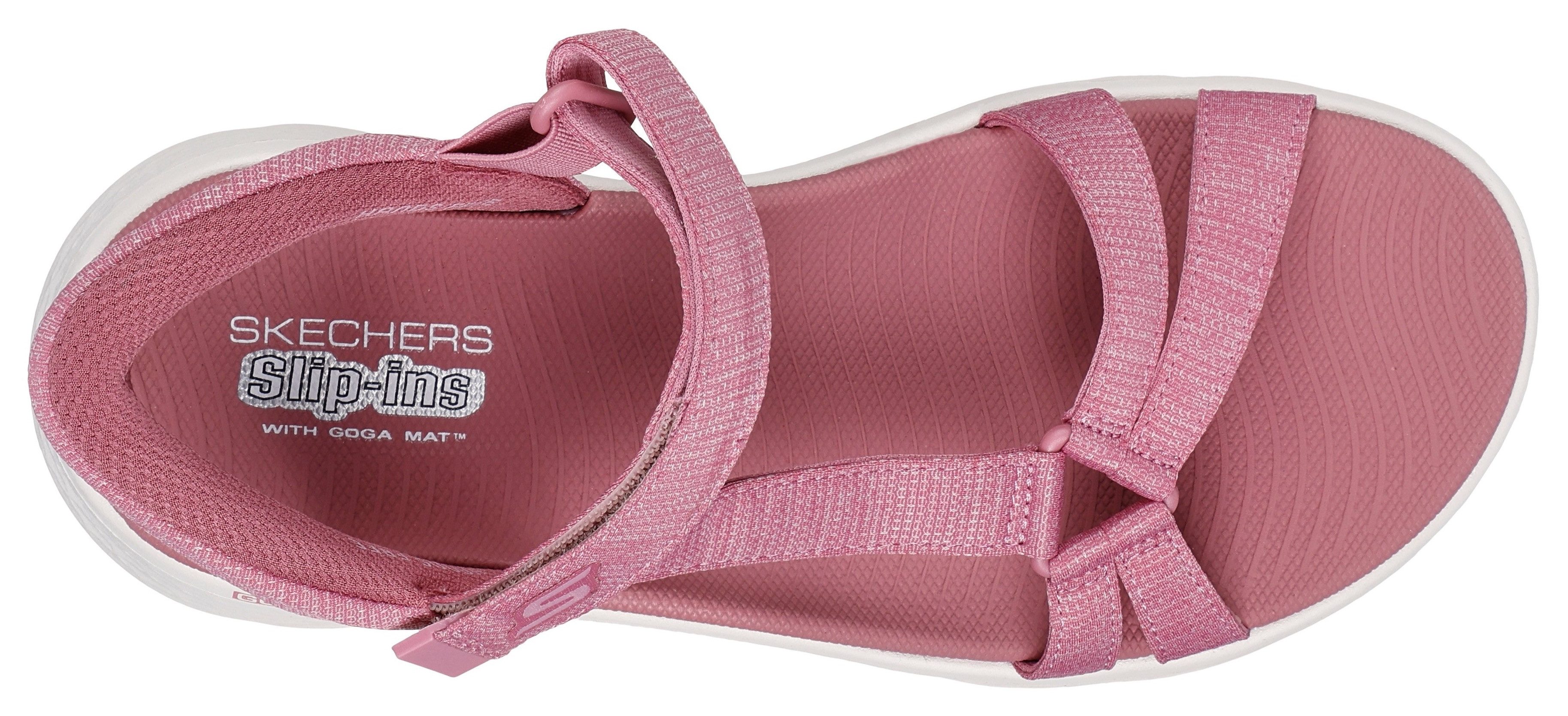 Skechers Sandalen GO WALK FLEX SANDAL-ILLUMINATE , sandalette, trekking sandaal met gogo mat voetbed