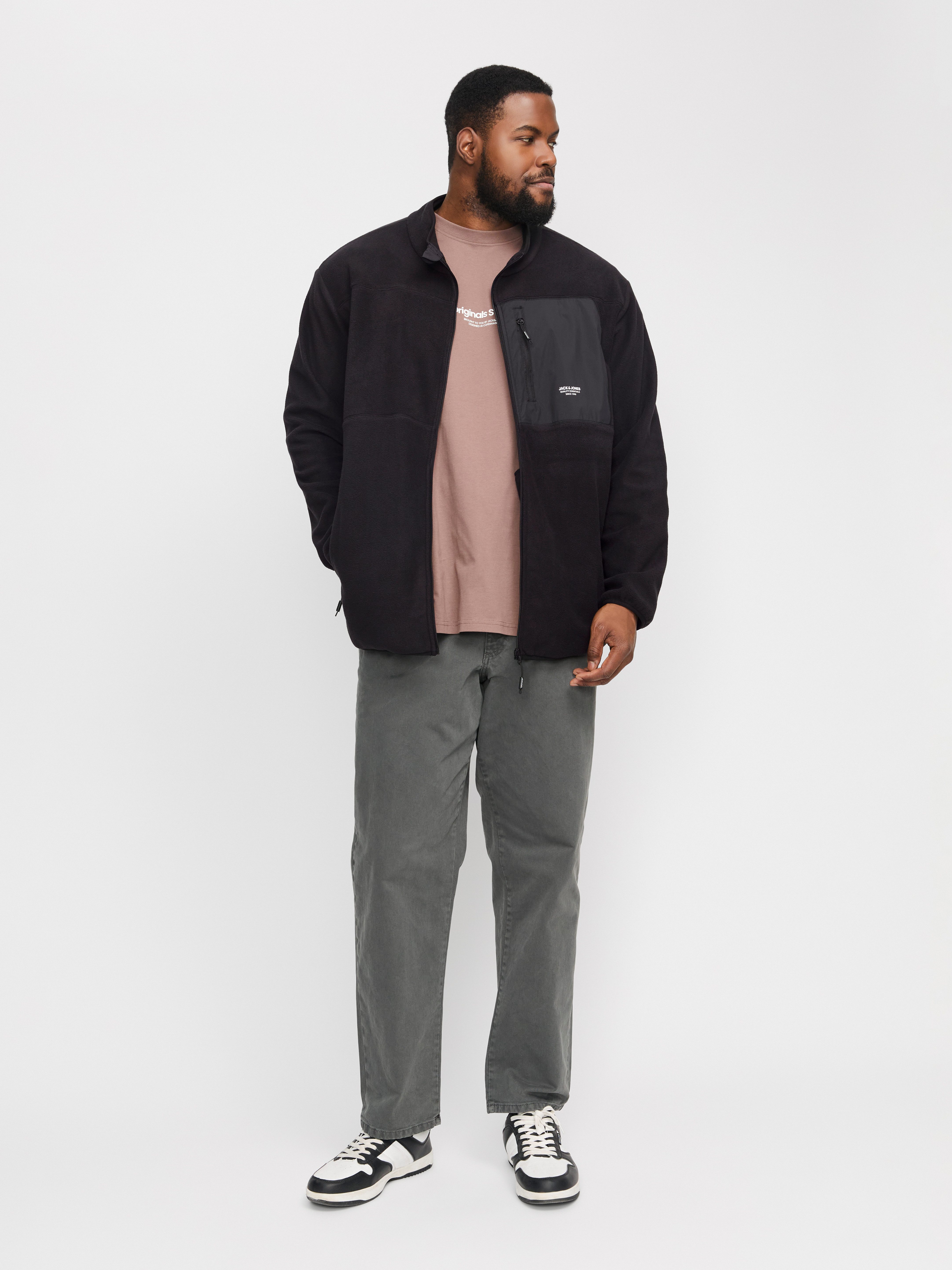 Jack & Jones PlusSize Fleecejack JJTHEO FLEECE JACKET PLS