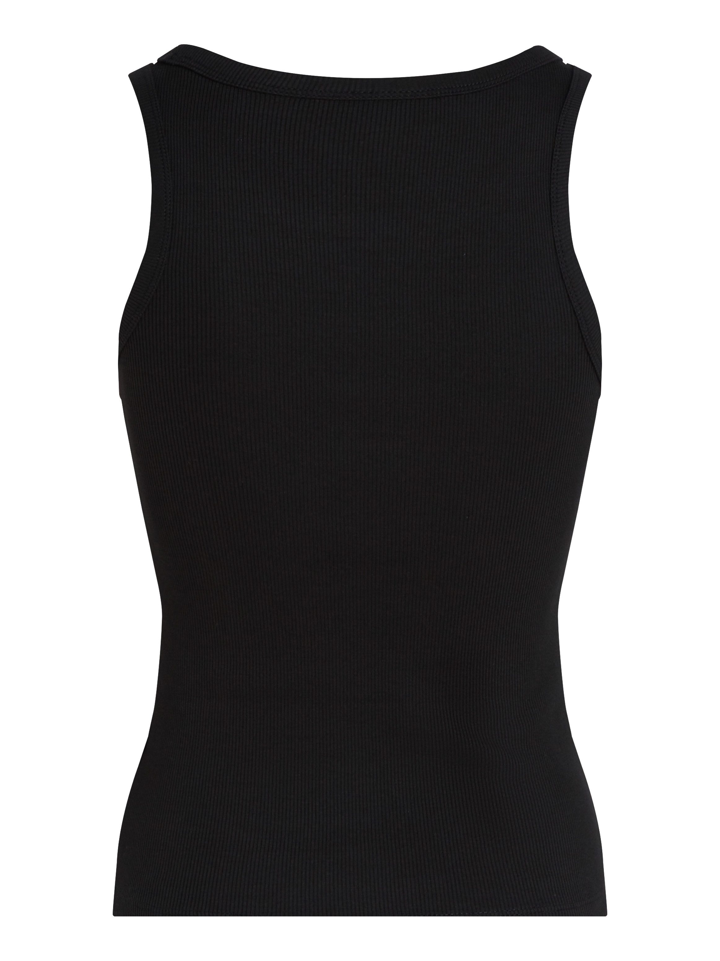 Calvin Klein Tanktop WOVEN LABEL RIB TANK TOP