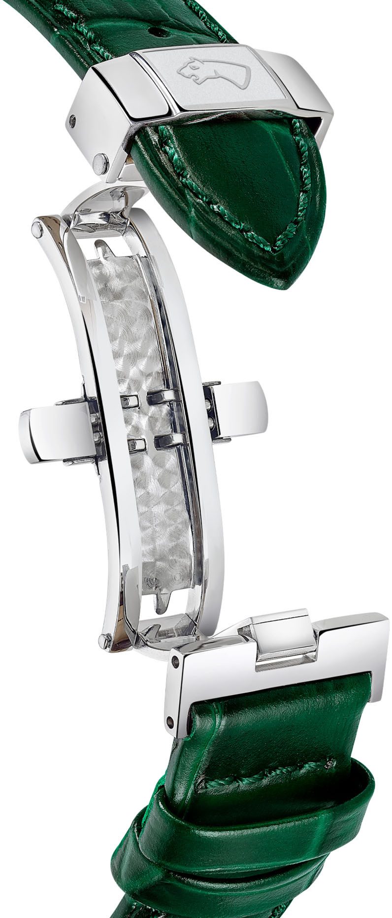 Jaguar Kwartshorloge Essentia Horloge, herenhorloge, Swiss Made, lederen armband, analoog, datum