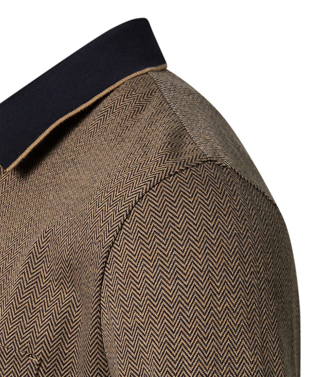 Pierre Cardin Poloshirt met lange mouwen