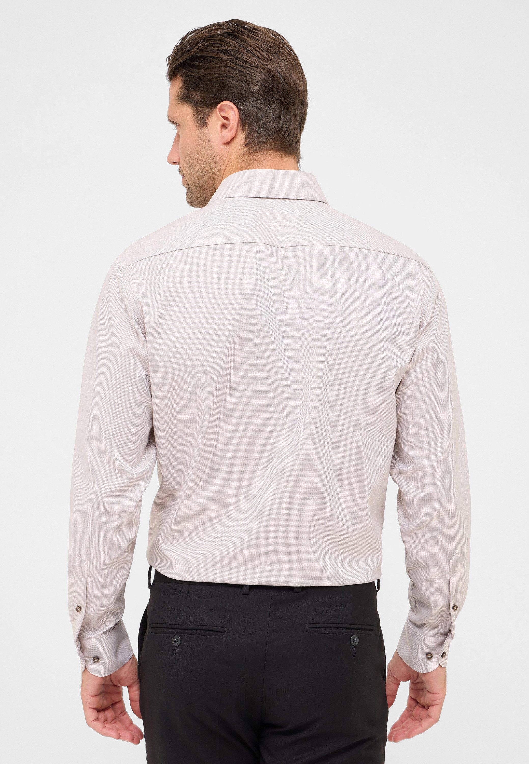 Eterna Overhemd met lange mouwen MODERN FIT NON IRON (strijkvrij)
