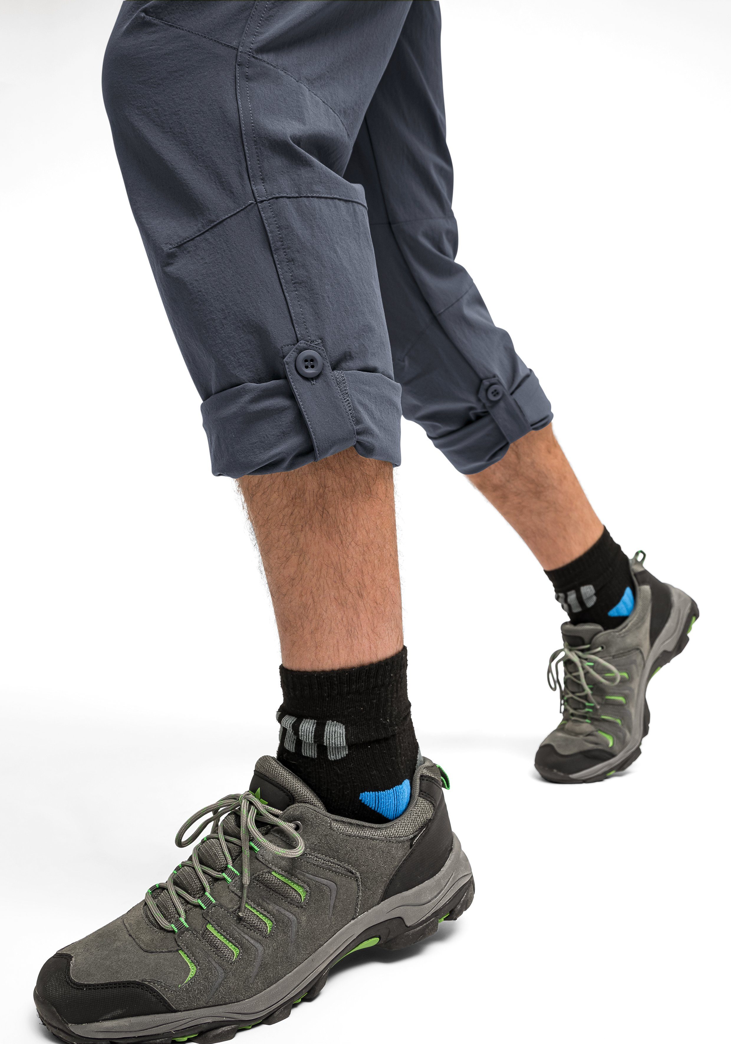 Maier Sports Functionele broek Nil Herenwandelbroek, ventilerende outdoorbroek met oprolfunctie