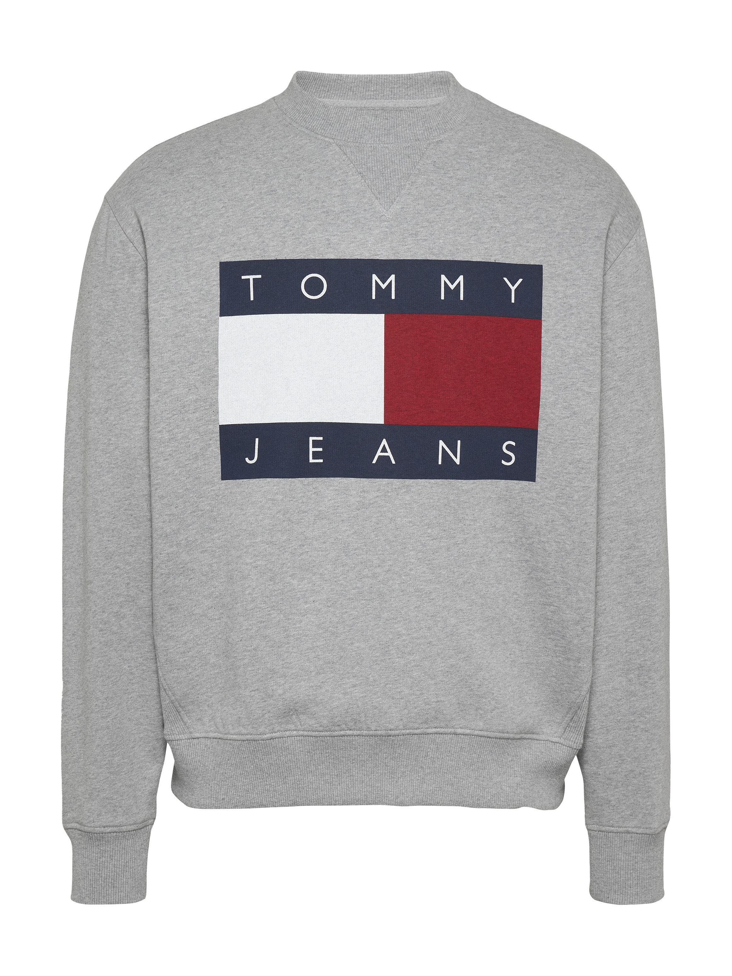 TOMMY JEANS Sweatshirt TJM MELANGE FLAG CREW