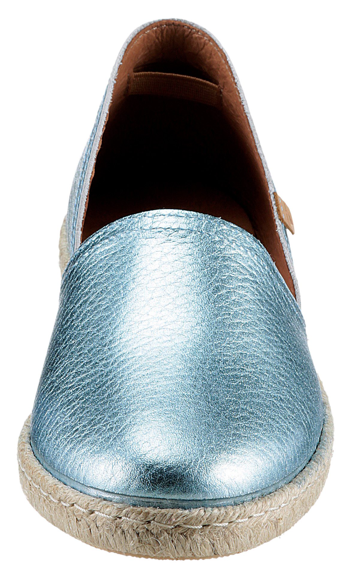 VERBENAS Espadrilles CARMEN NUCLEO METAL , slipper, zomerschoen, strandschoen in metallic look