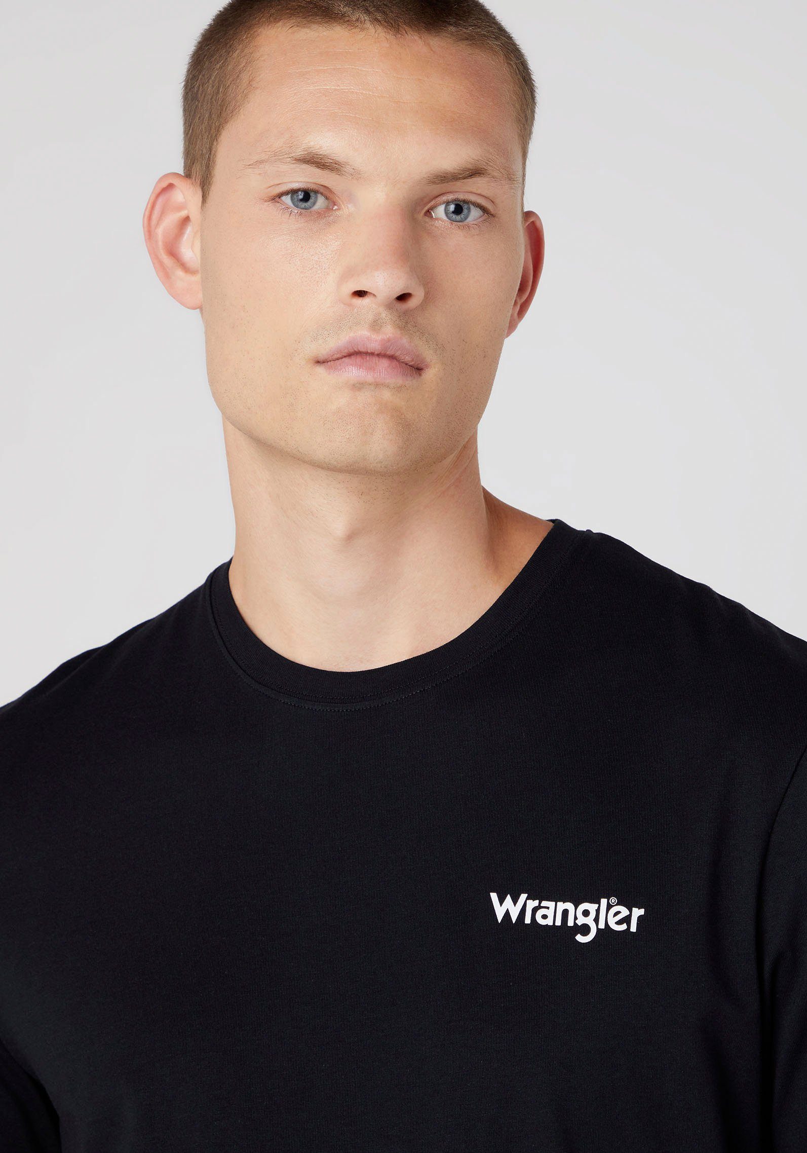 Wrangler T-shirt Sign Off (2-delig, Set van 2)