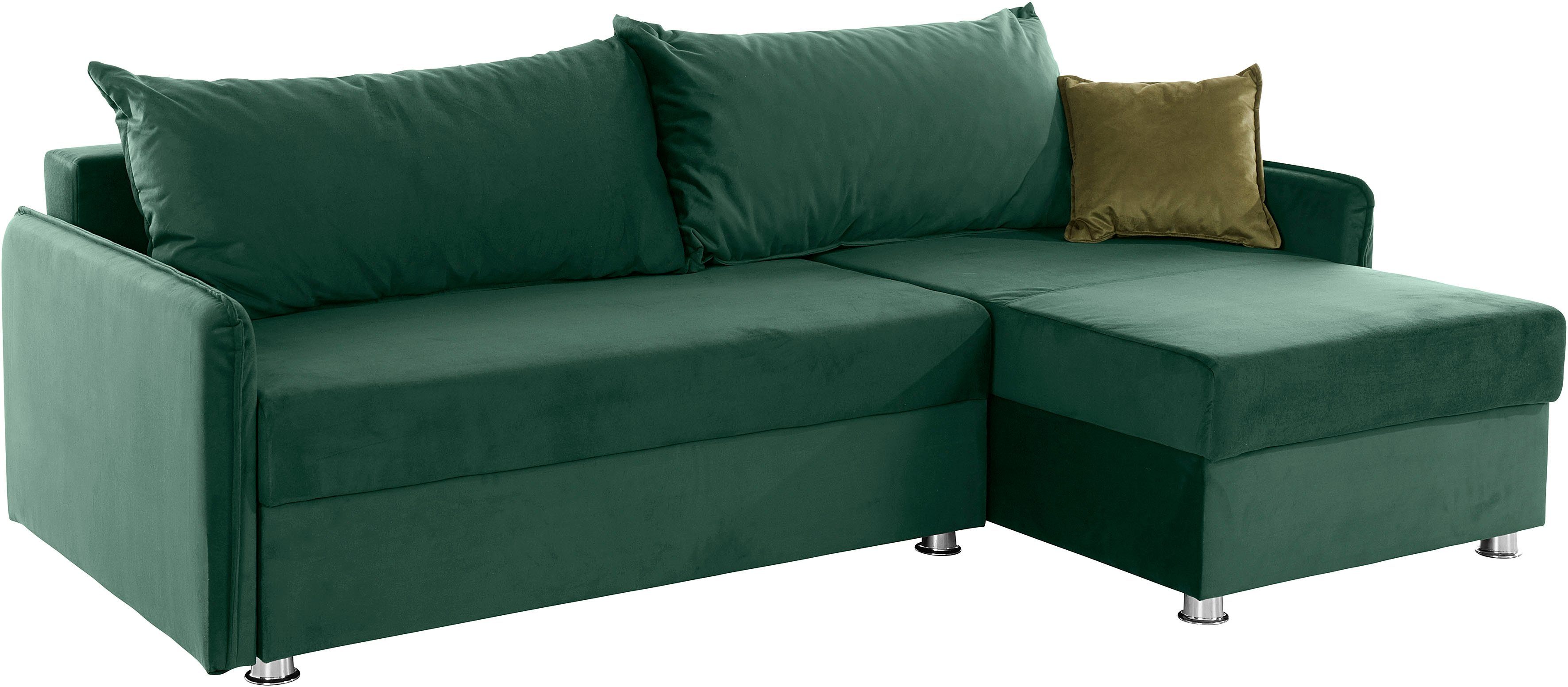 COLLECTION AB Hoekbank Sunny L-vorm met slaapfunctie en bedkist