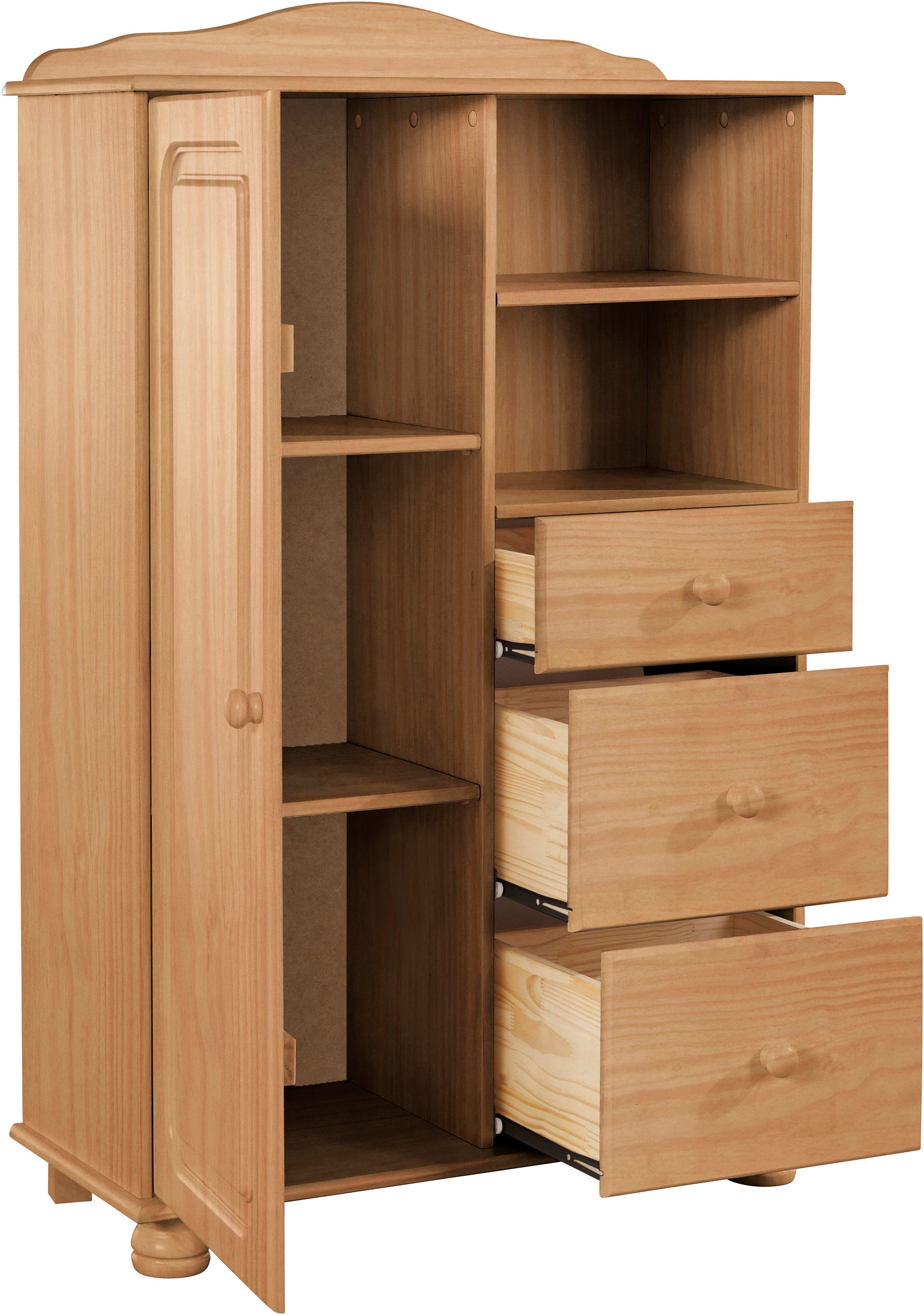 Home affaire Highboard Mette Opbergkast met 3 lades en verstelbare planken