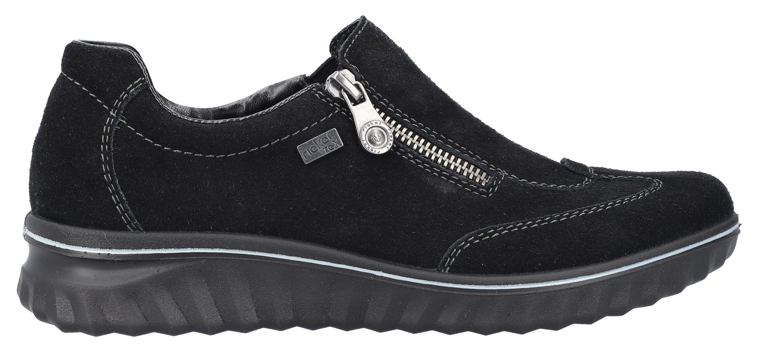 Rieker Slip-on sneakers vrijetijdsschoen, lage schoen, outdoorschoen met riekertex-membraan