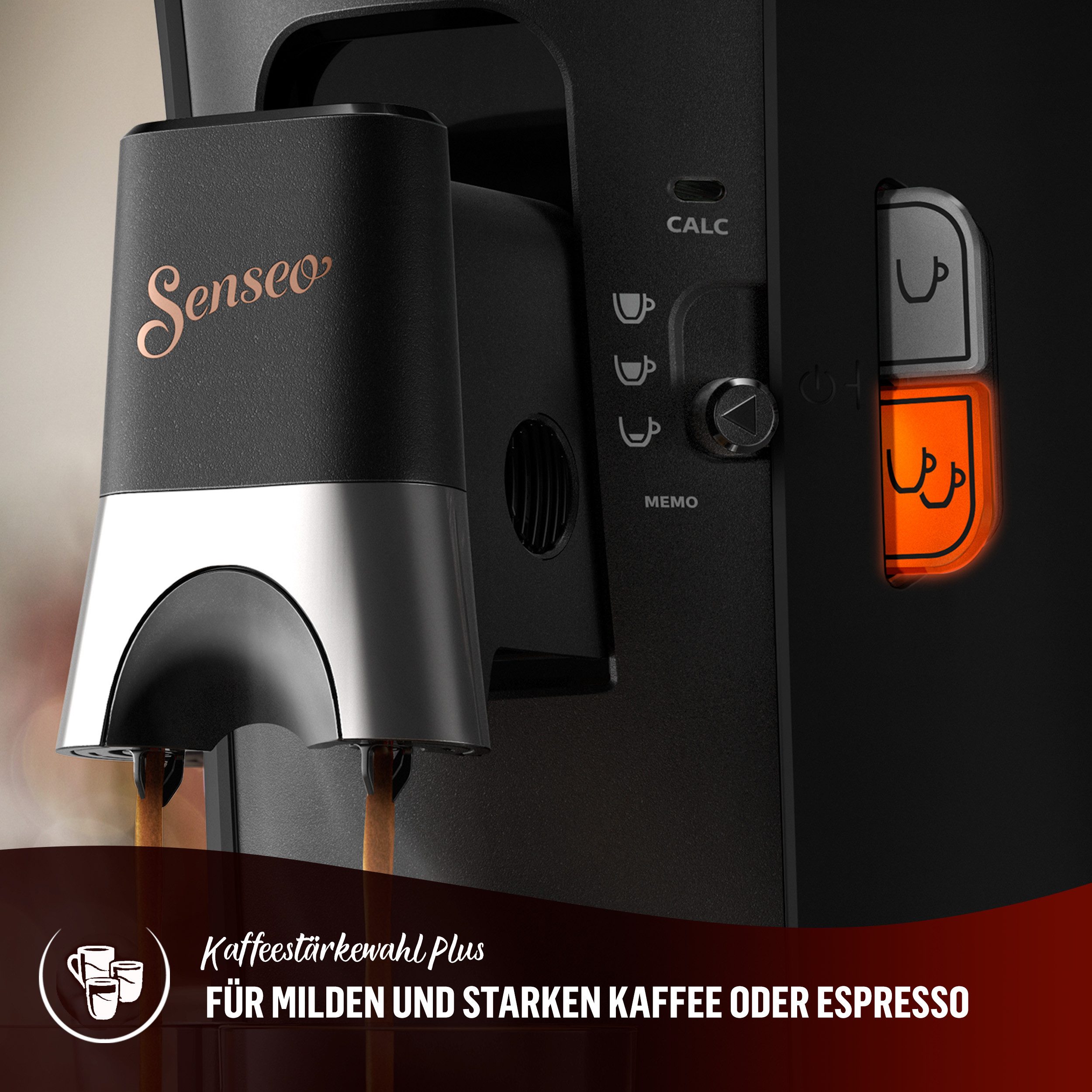 Senseo Koffiepadautomaat Select CSA240/90, met drie koffie-instellingen