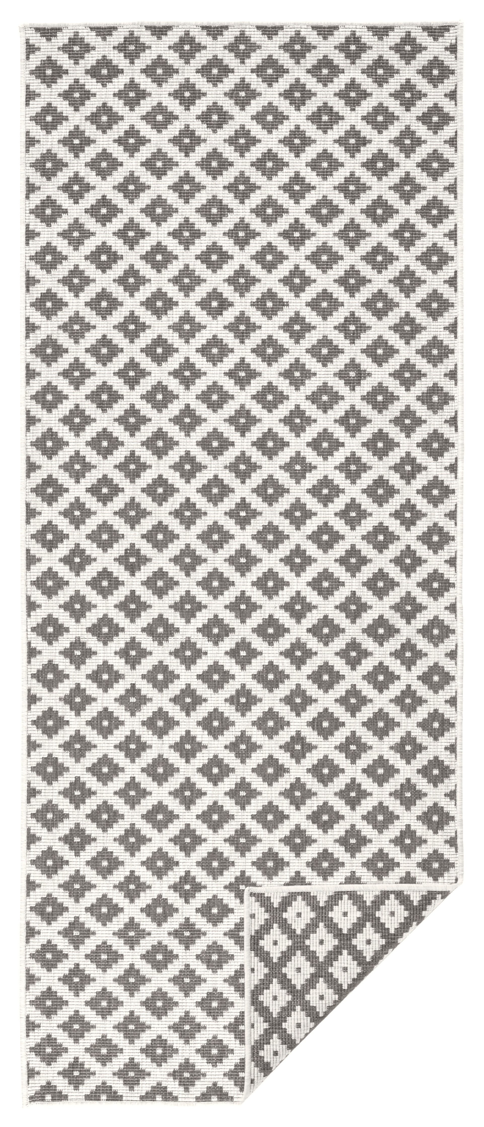 NORTHRUGS Vloerkleed Nizza omkeerbaar tapijt Binnen- en buitengebruik, weerbestendig, balkon, loper, woonkamer, waterbestendig