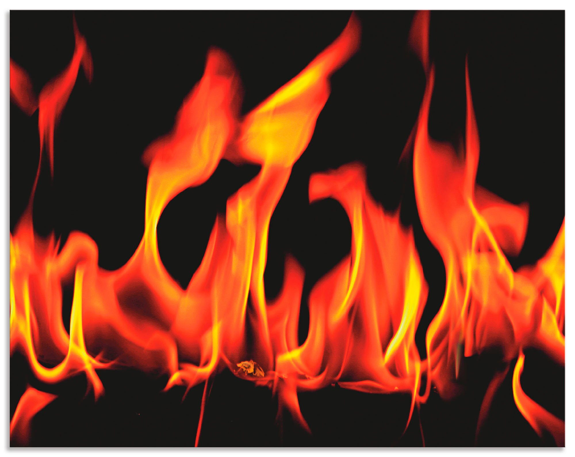 Artland Keukenwand Vuur 2 - vlammen zelfklevend in vele maten - spatscherm keuken achter kookplaat en spoelbak als wandbescherming tegen vet, water en vuil - achterwand, wandbekled