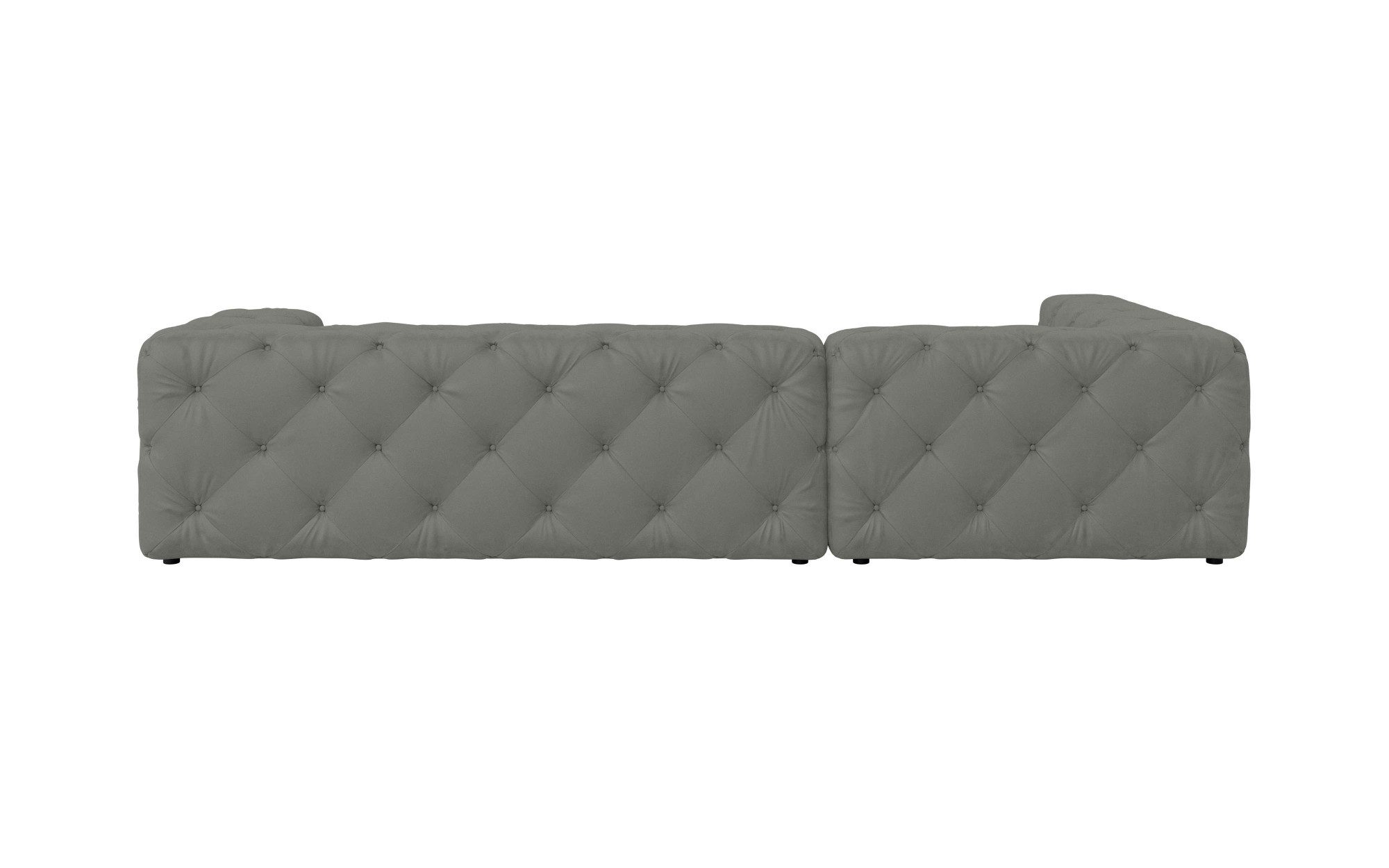 Places of Style Hoekbank FOLLINA L-vorm, met klassieke Chesterfield-knoopstiksels