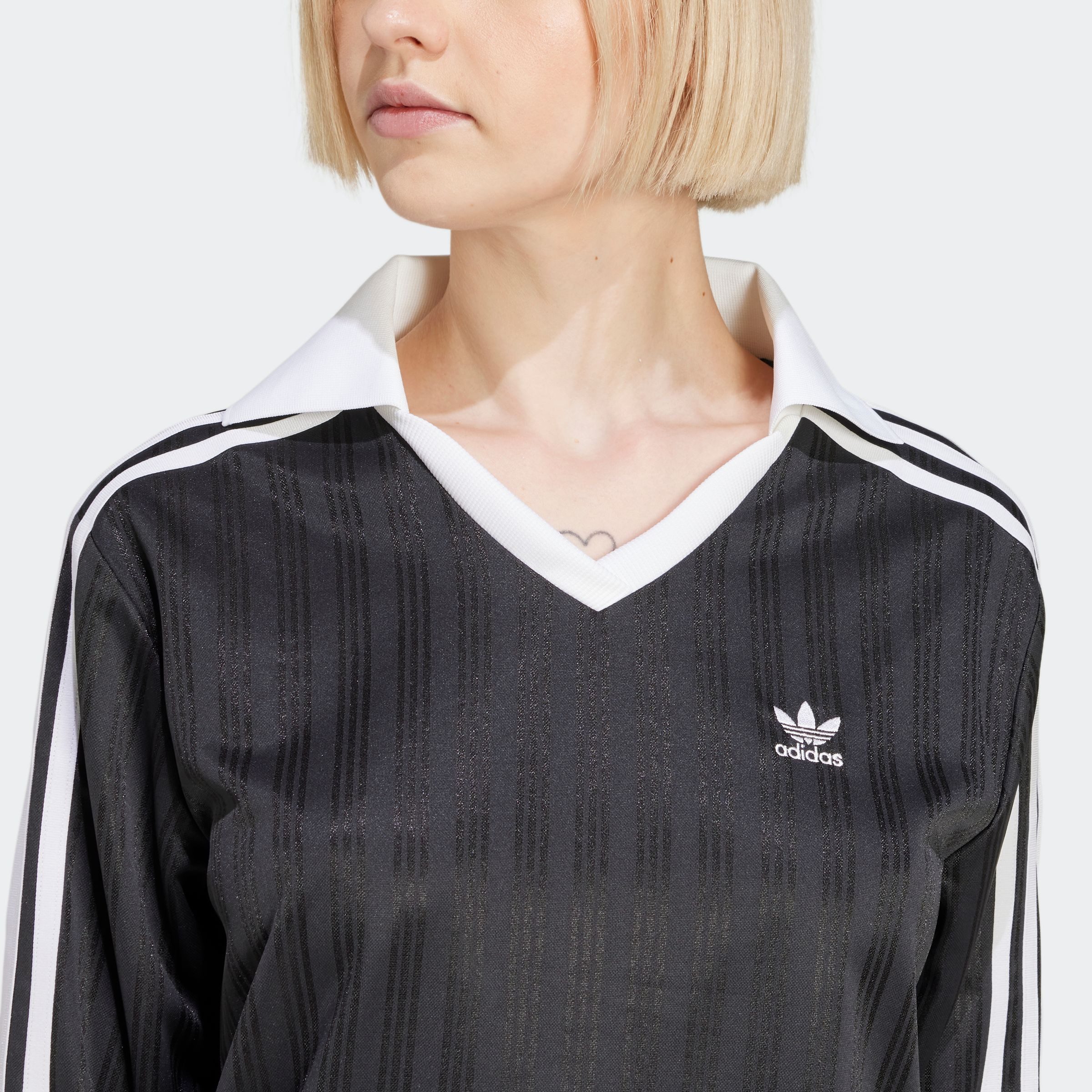adidas Originals Poloshirt V-NECK LS TEE