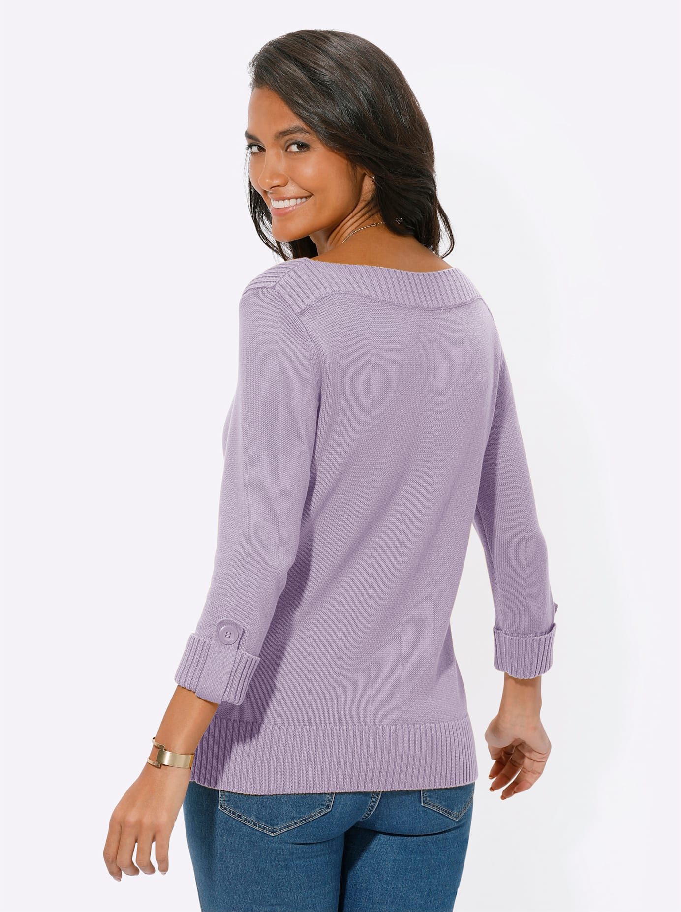 Casual Looks Trui met 3/4 mouwen Trui