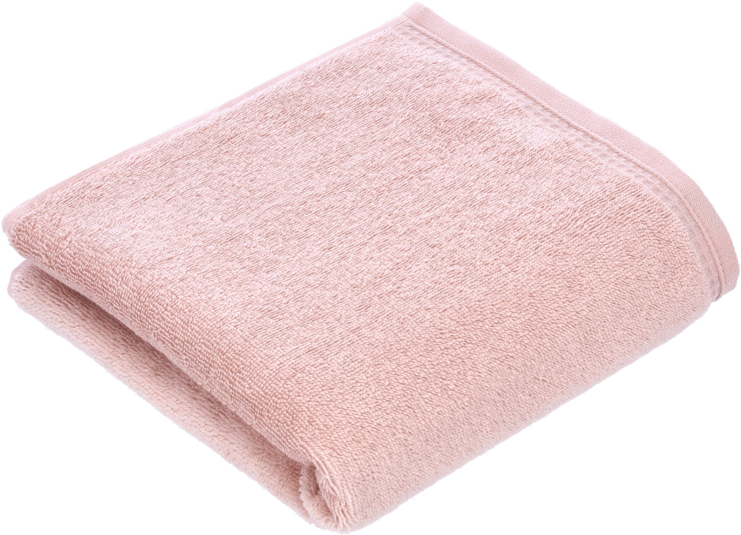 Vossen Handdoeken Detox Time Wafelpiqué randen (2 stuks) handdoeken roze