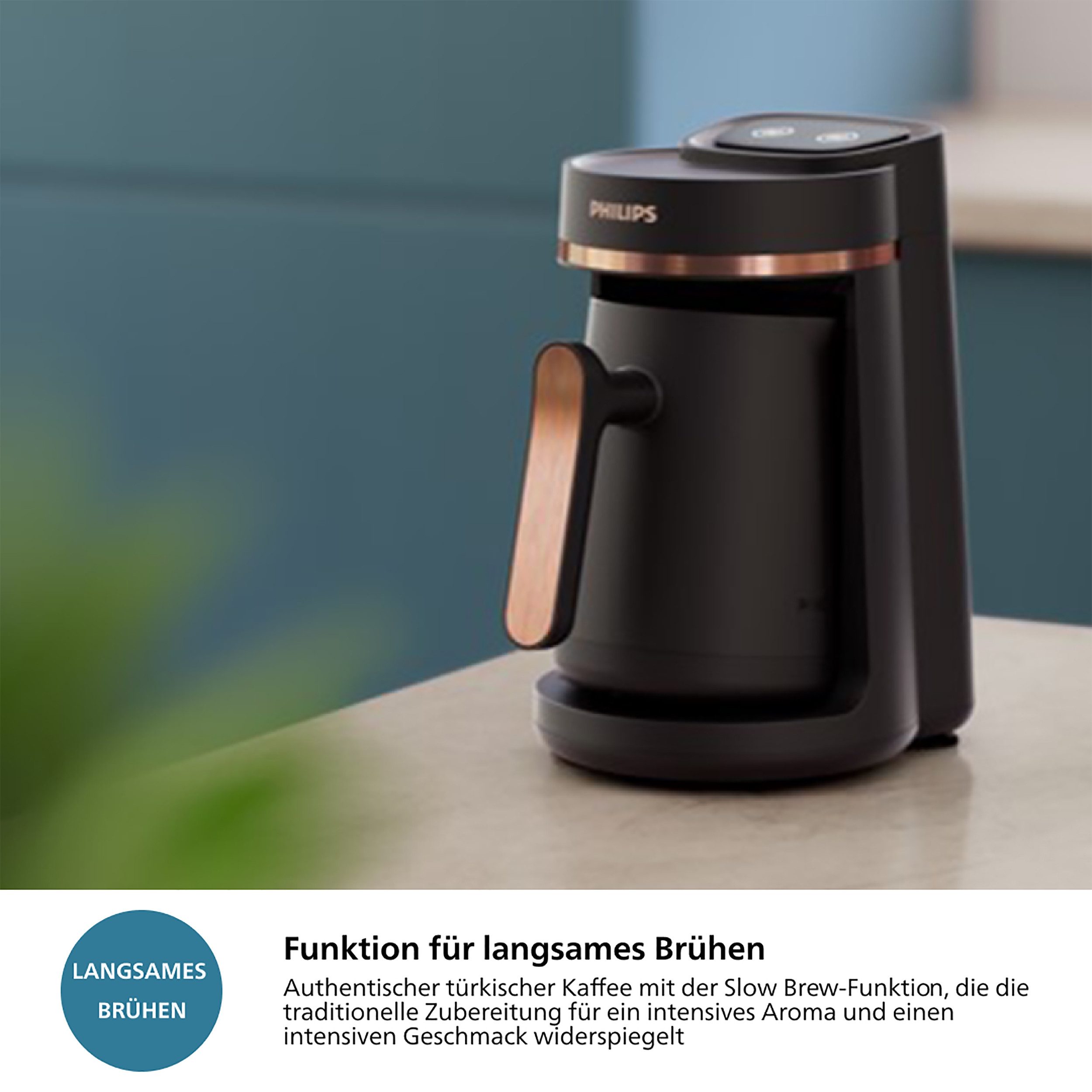 Philips Cafetière HD150/60 Türkischer Kaffeekocher 5000 Series