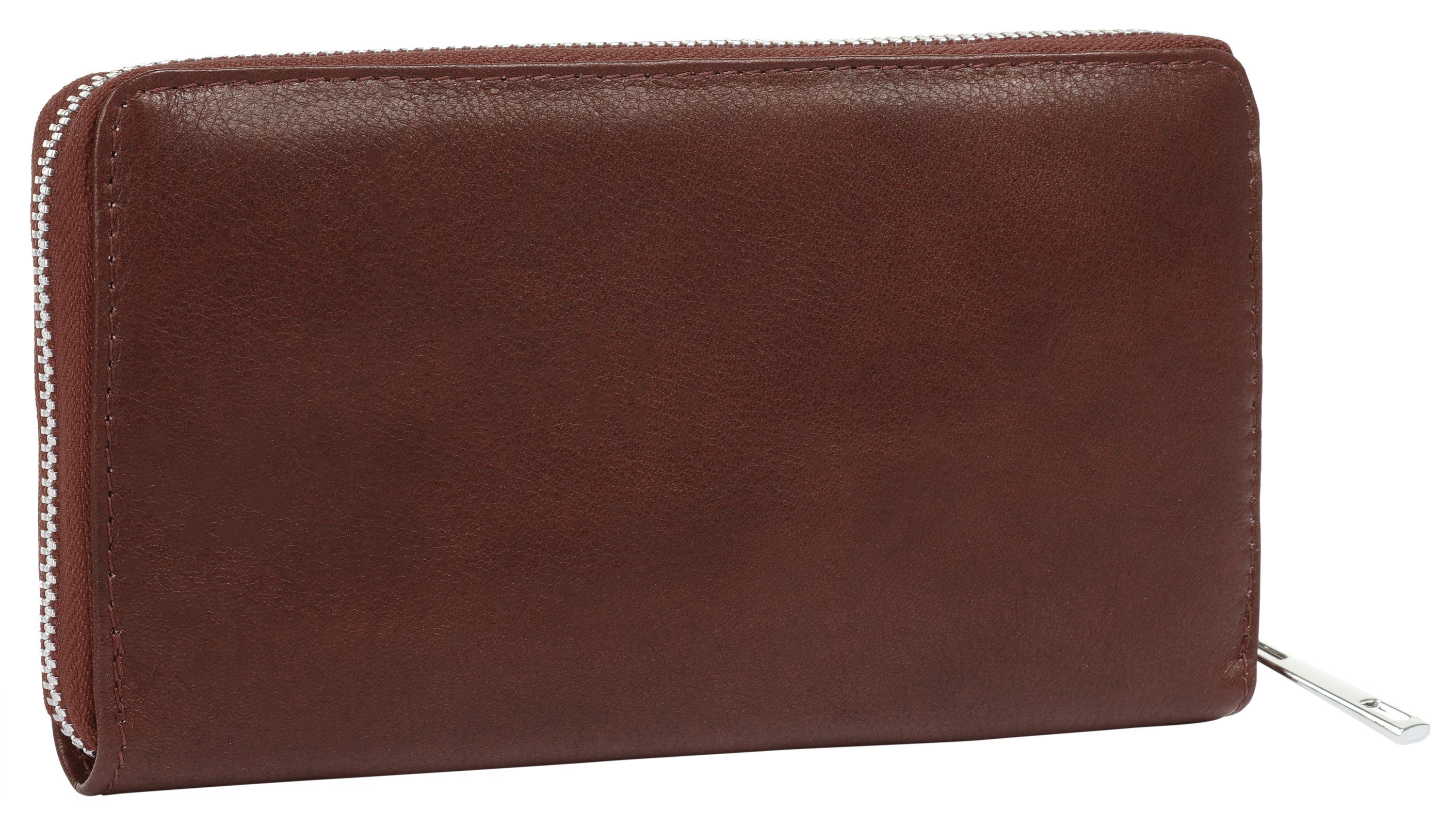 Samantha Look Portemonnee echt leer, made in italy