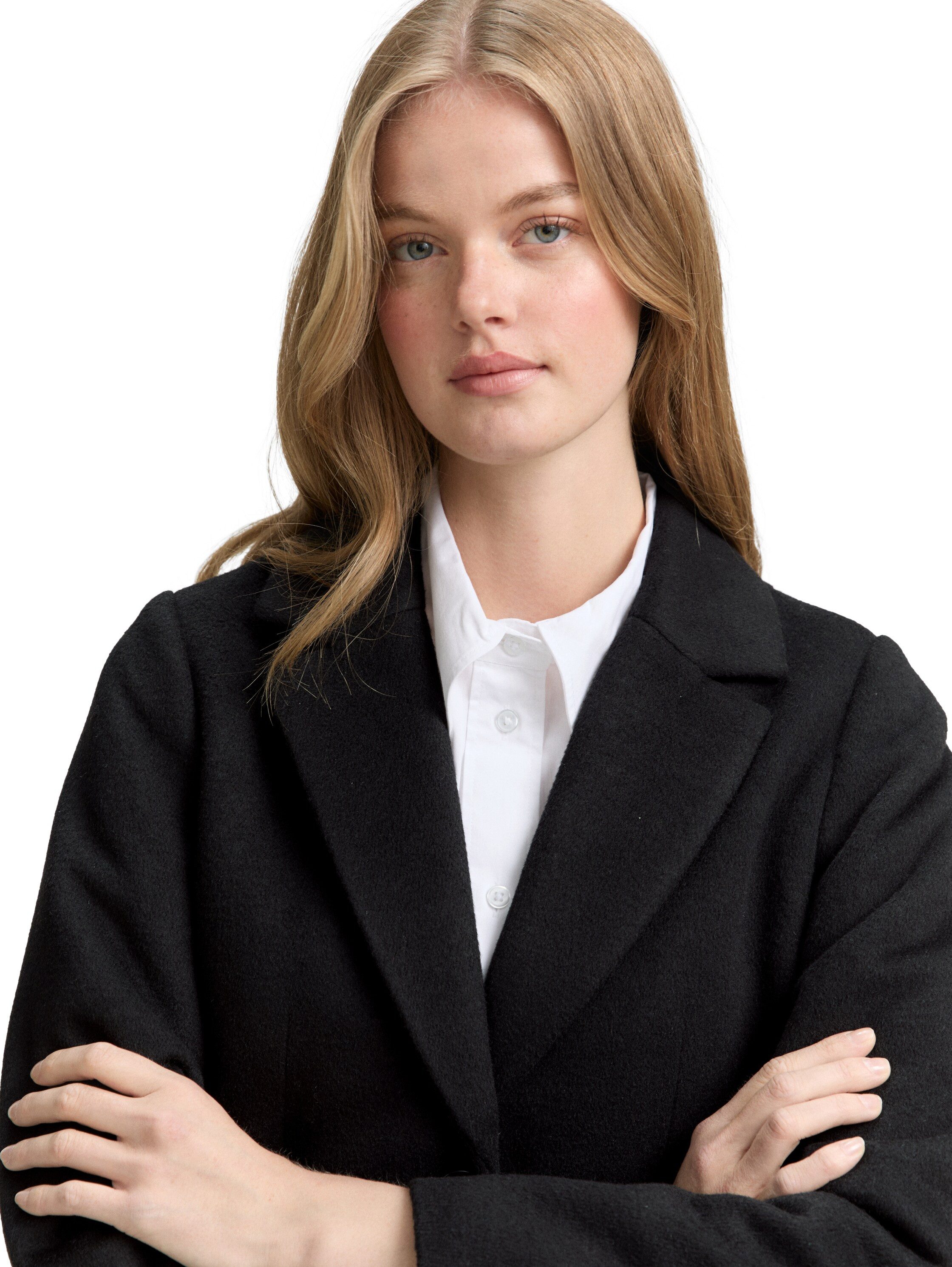 Tom Tailor Denim Wollen jas