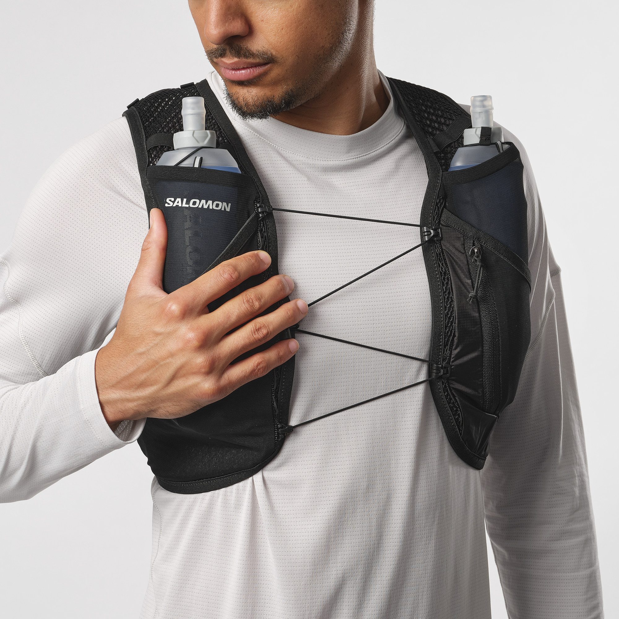 Salomon Drinkrugzak ACTIVE SKIN 4 Rugzak / running-bodywarmer inclusief soft-flask