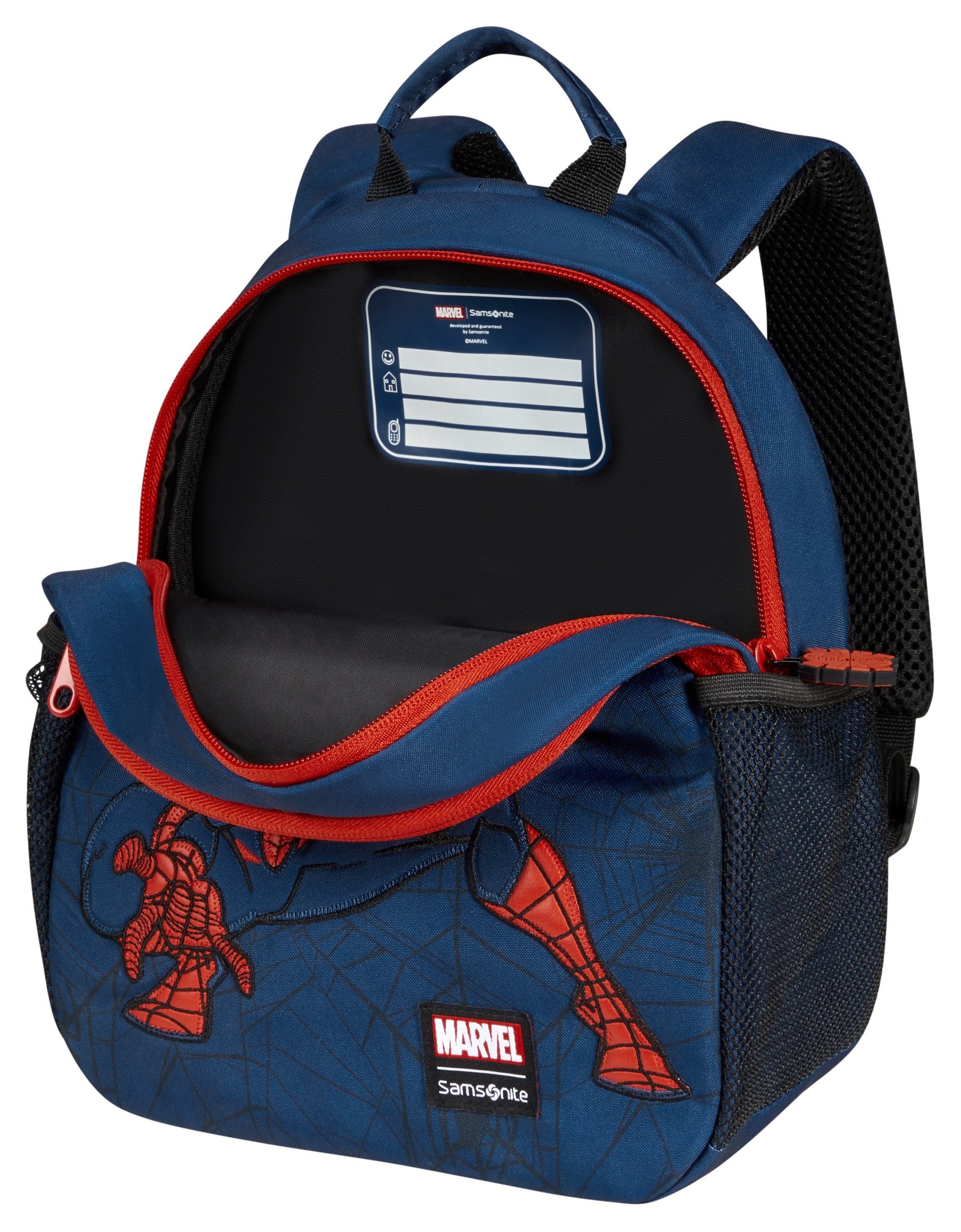 Samsonite Kinderrugzak Disney Ultimate 2.0 BP S Marvel Spiderman web Kinderen vrijetijdsrugzak kleuterschoolrugzak van gerecycled materiaal