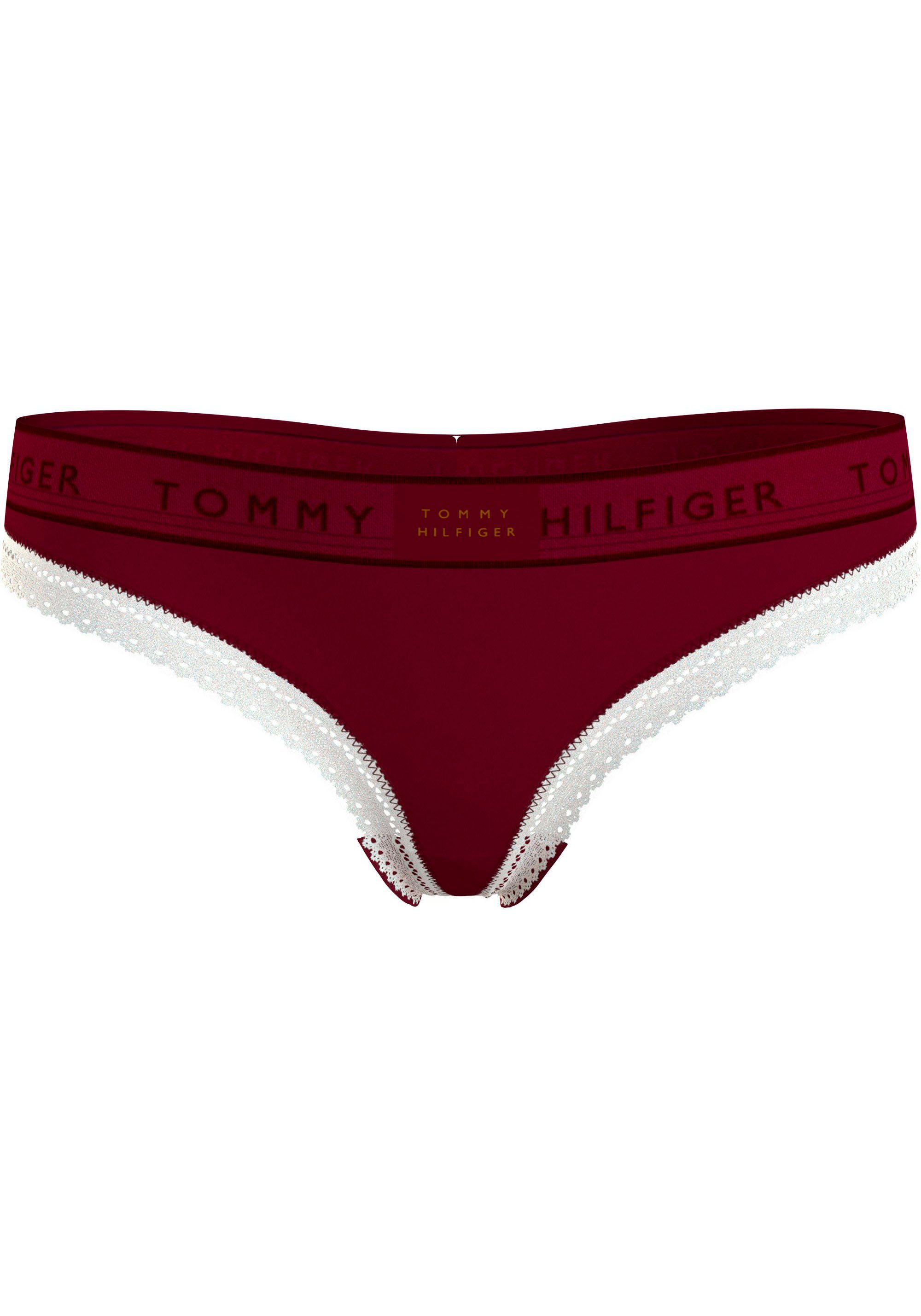 Tommy Hilfiger Underwear T-string THONG (EXT SIZES) met tommy hilfiger logoband