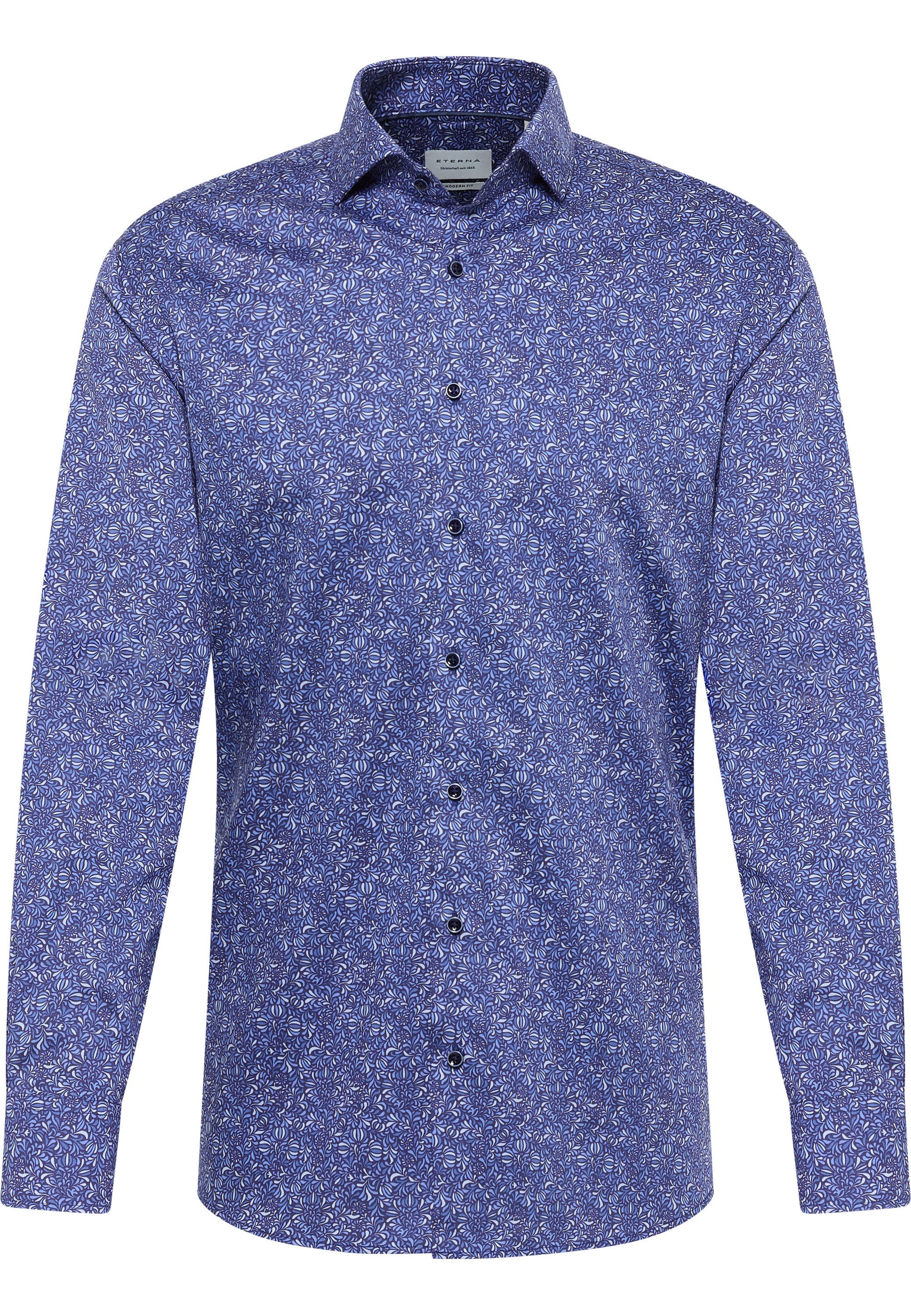 Eterna Overhemd met lange mouwen MODERN FIT NON IRON (strijkvrij)